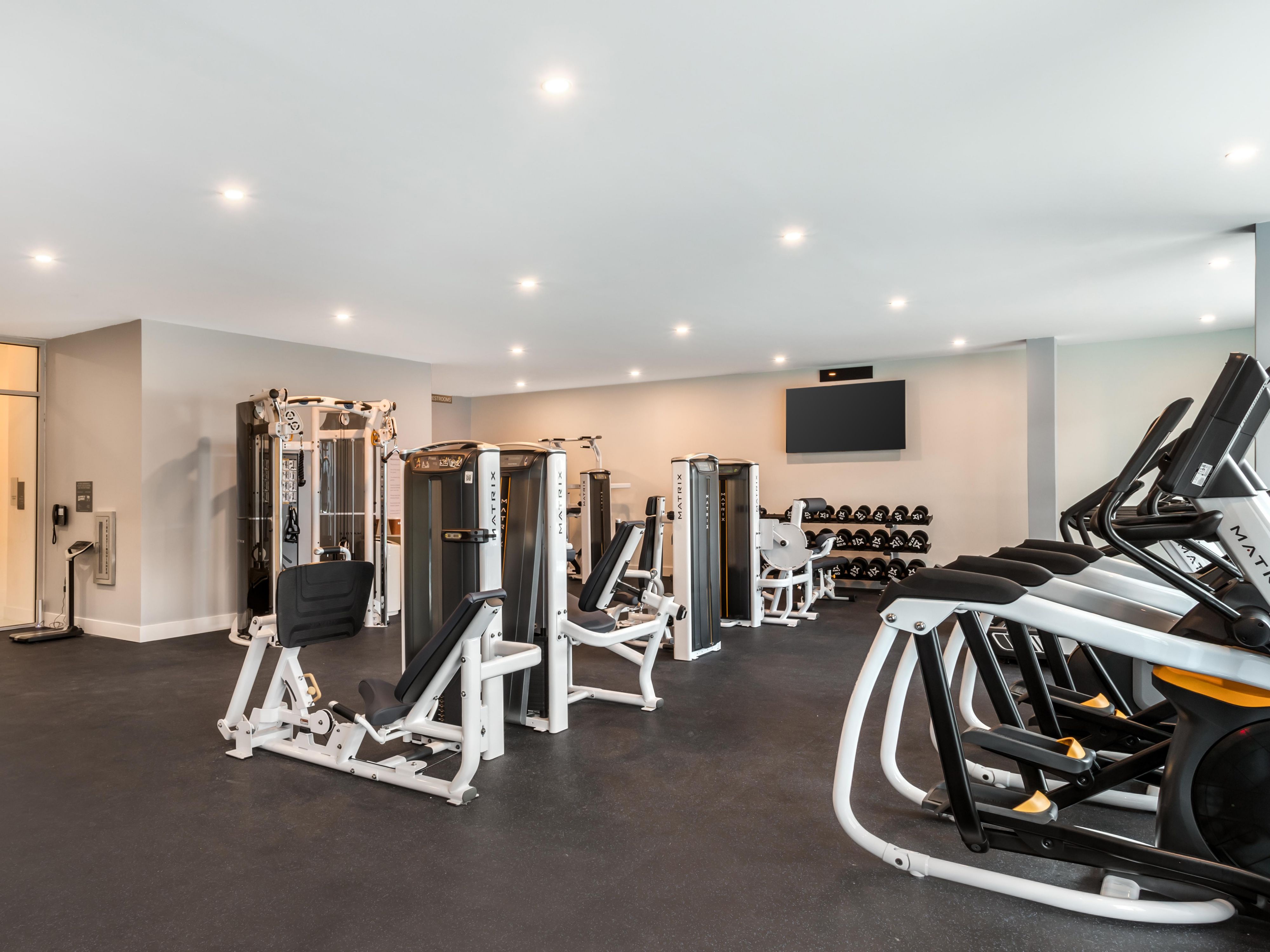 Stay fit while you travel at our state-of-the-art fitness center.