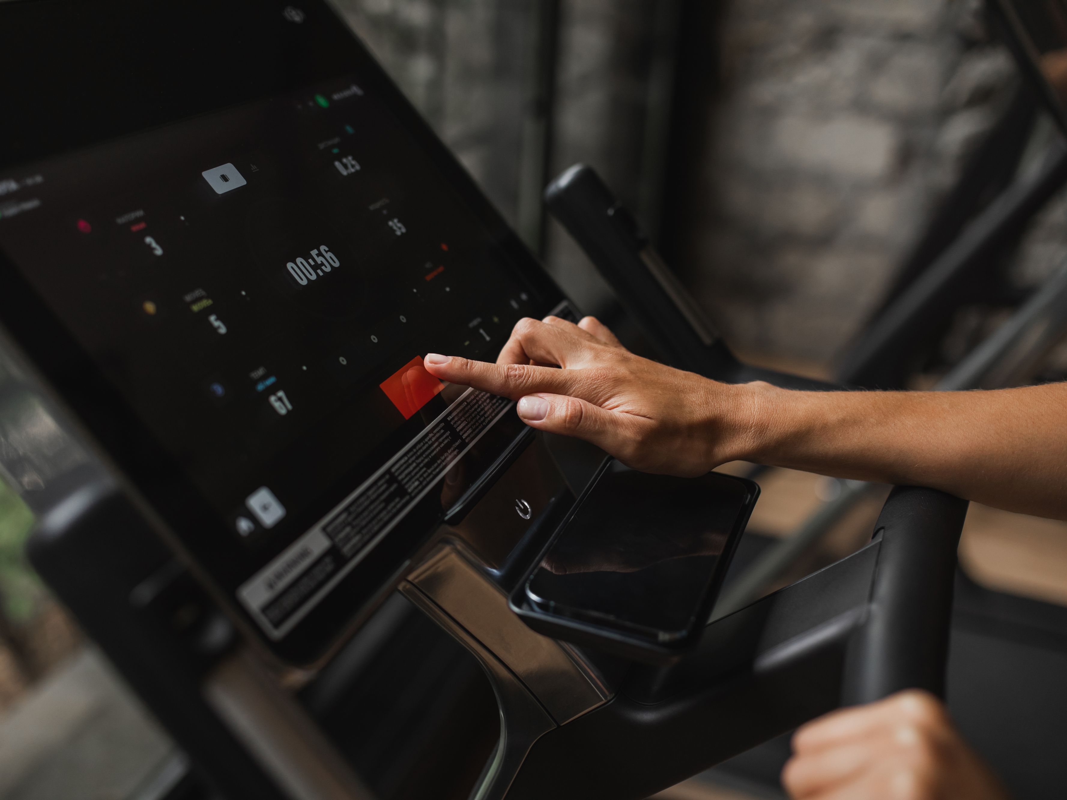Exercise Bike Screen