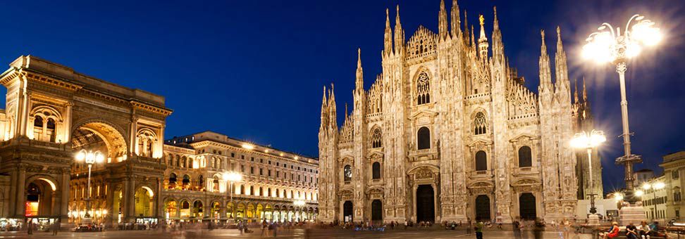 View of Duomo di Milano in Milan, Ita;y