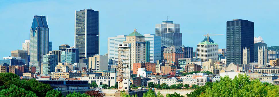 View of skyline of Montreal