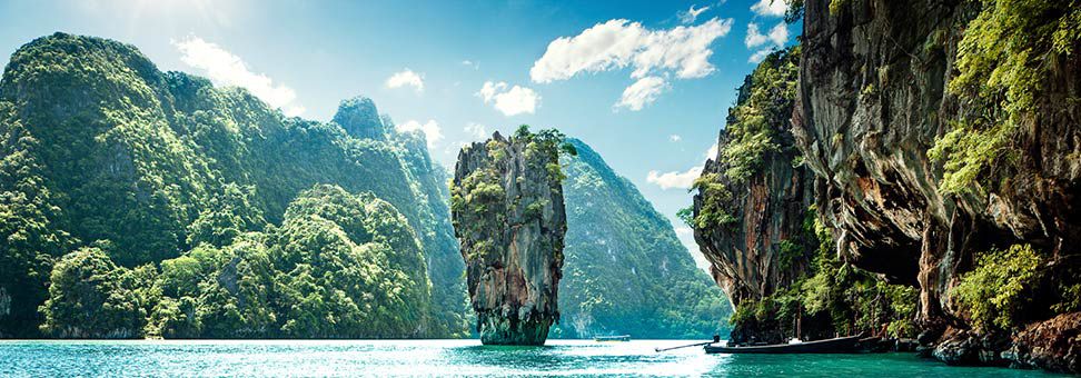 팡아 베이(Phang Nga Bay) 건너편 전망 