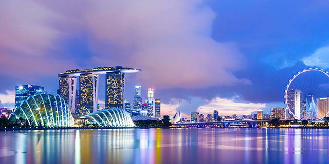Singapore skyline 