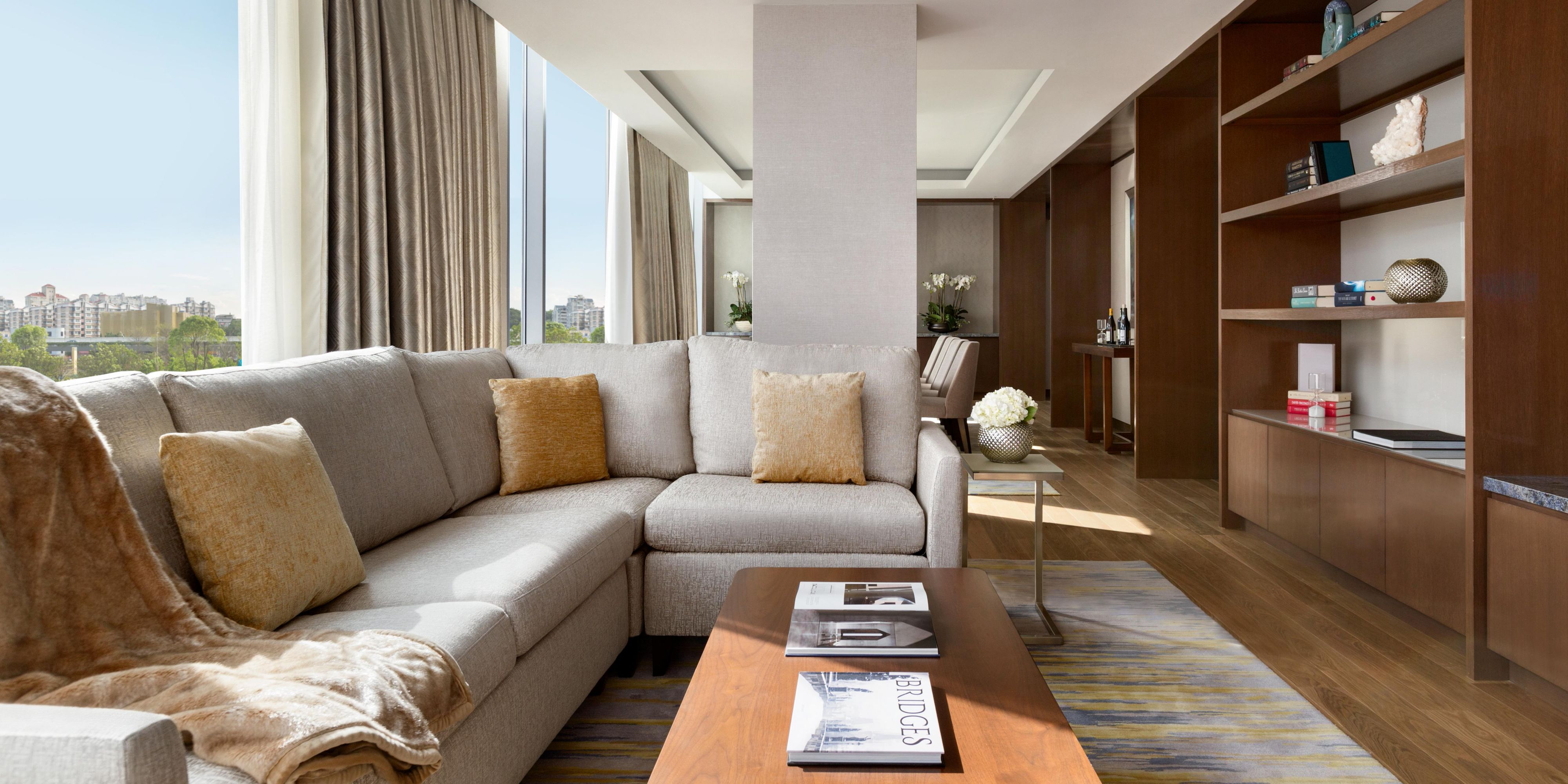 休斯顿医疗中心洲际酒店的酒廊 