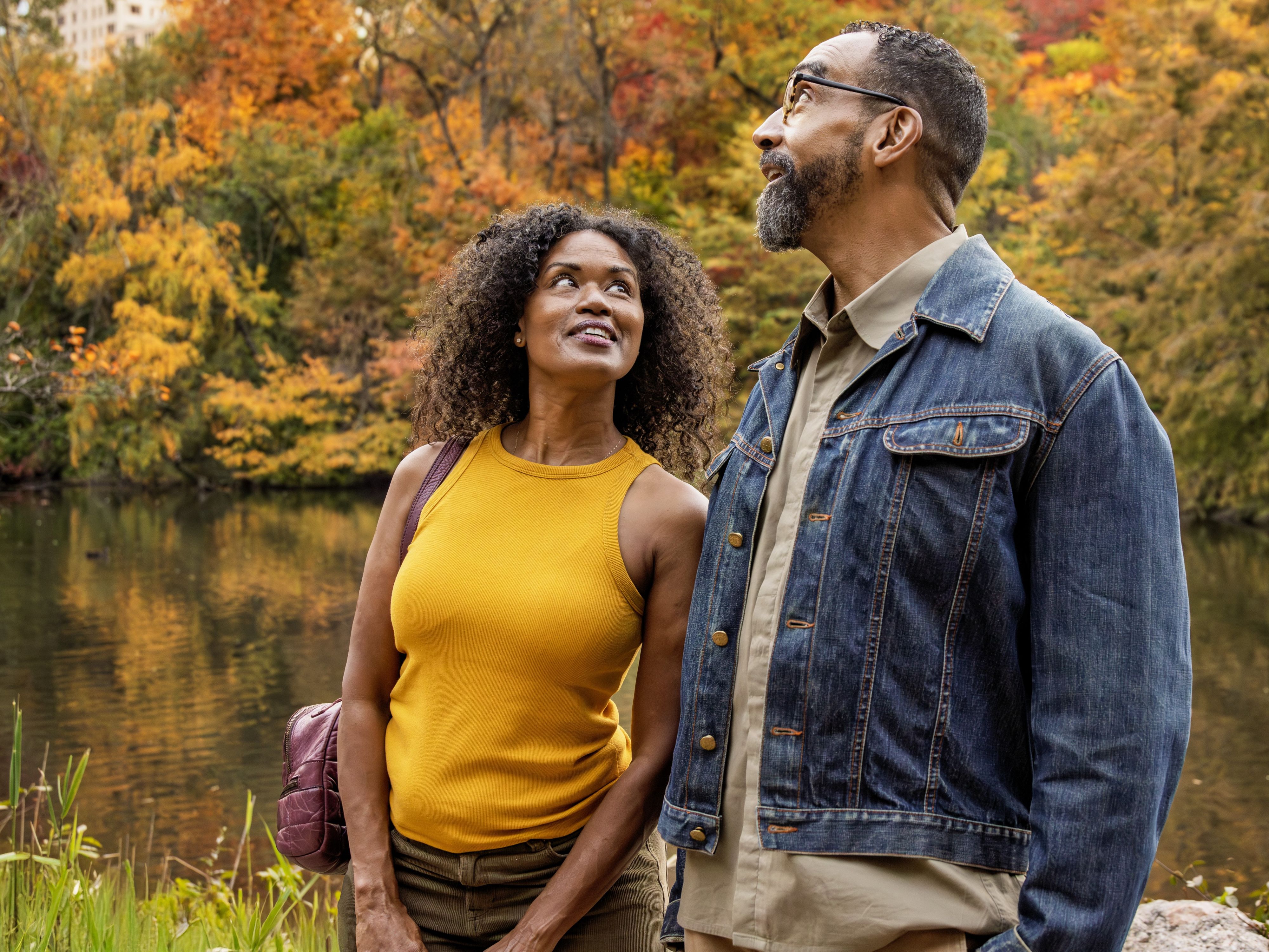 couple in the fall
