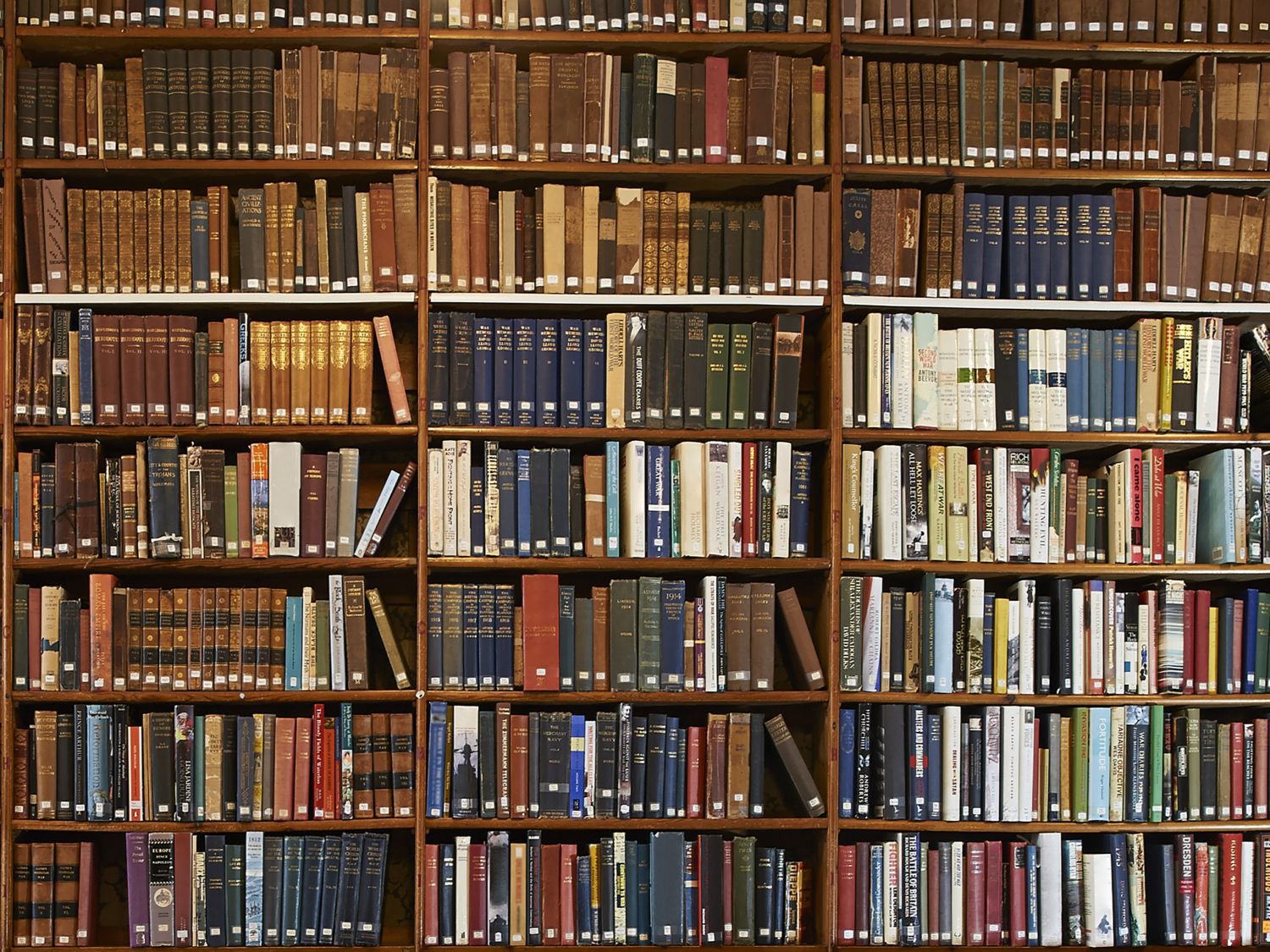 a complete book shelf