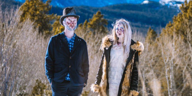 Couple dressed up for event