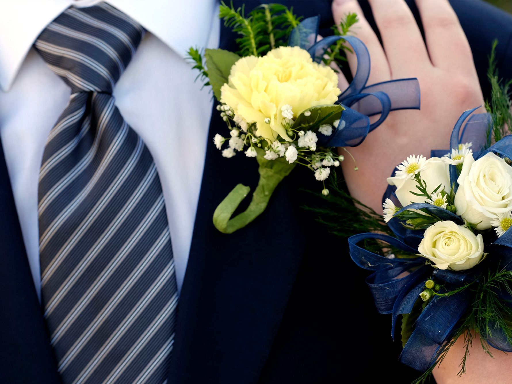 Couple going to prom
