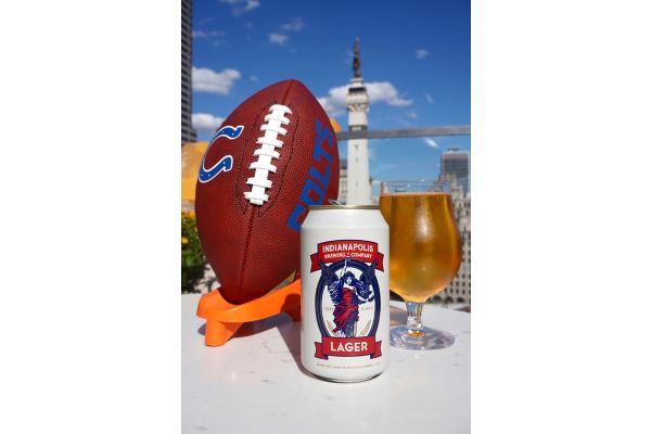 Football on green grass 