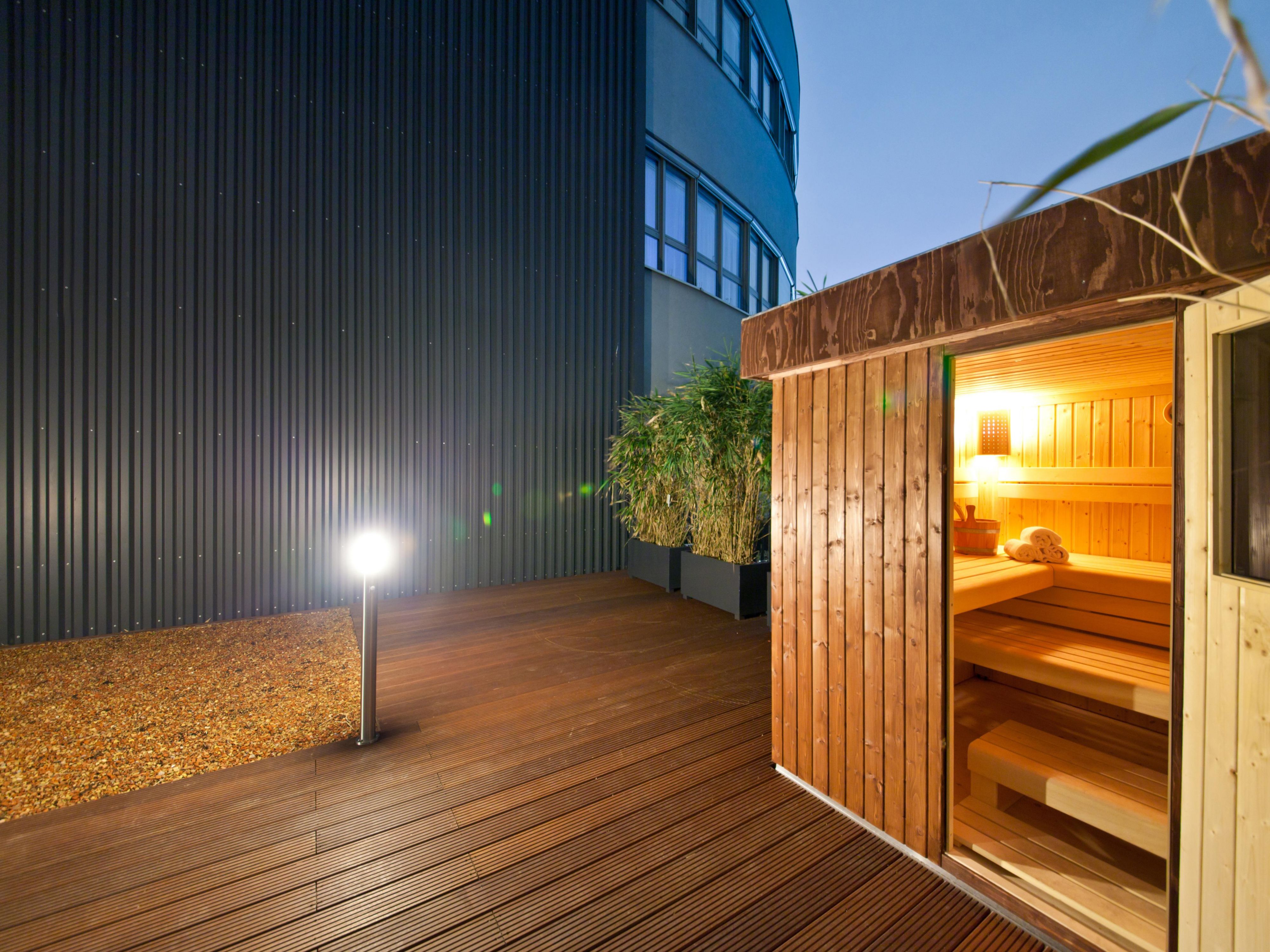 Wellness above the rooftops of the city - enjoy our sauna