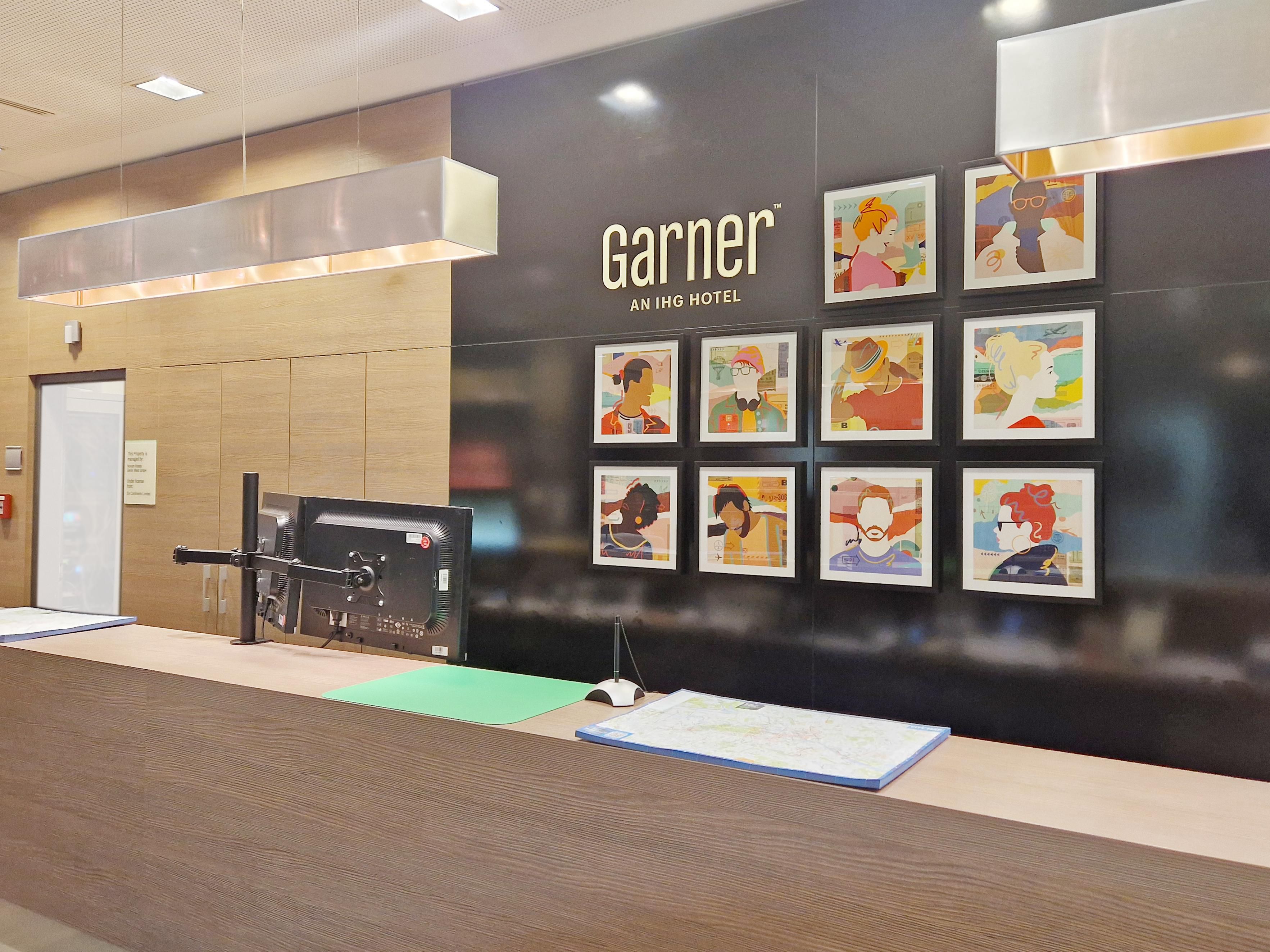 Check in comfortably at our modern reception desk
