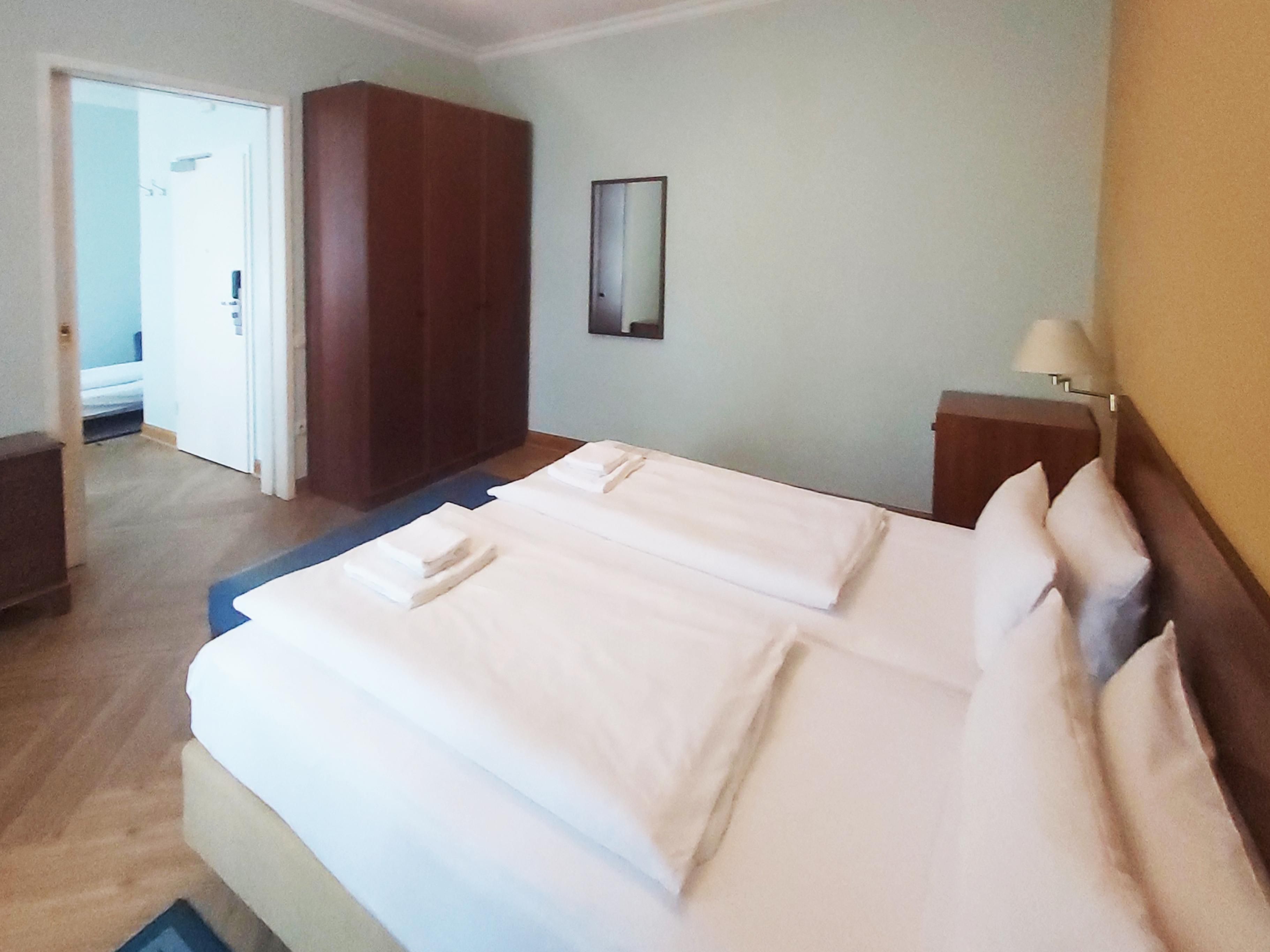 A charming room designed for romantic moments and restful nights