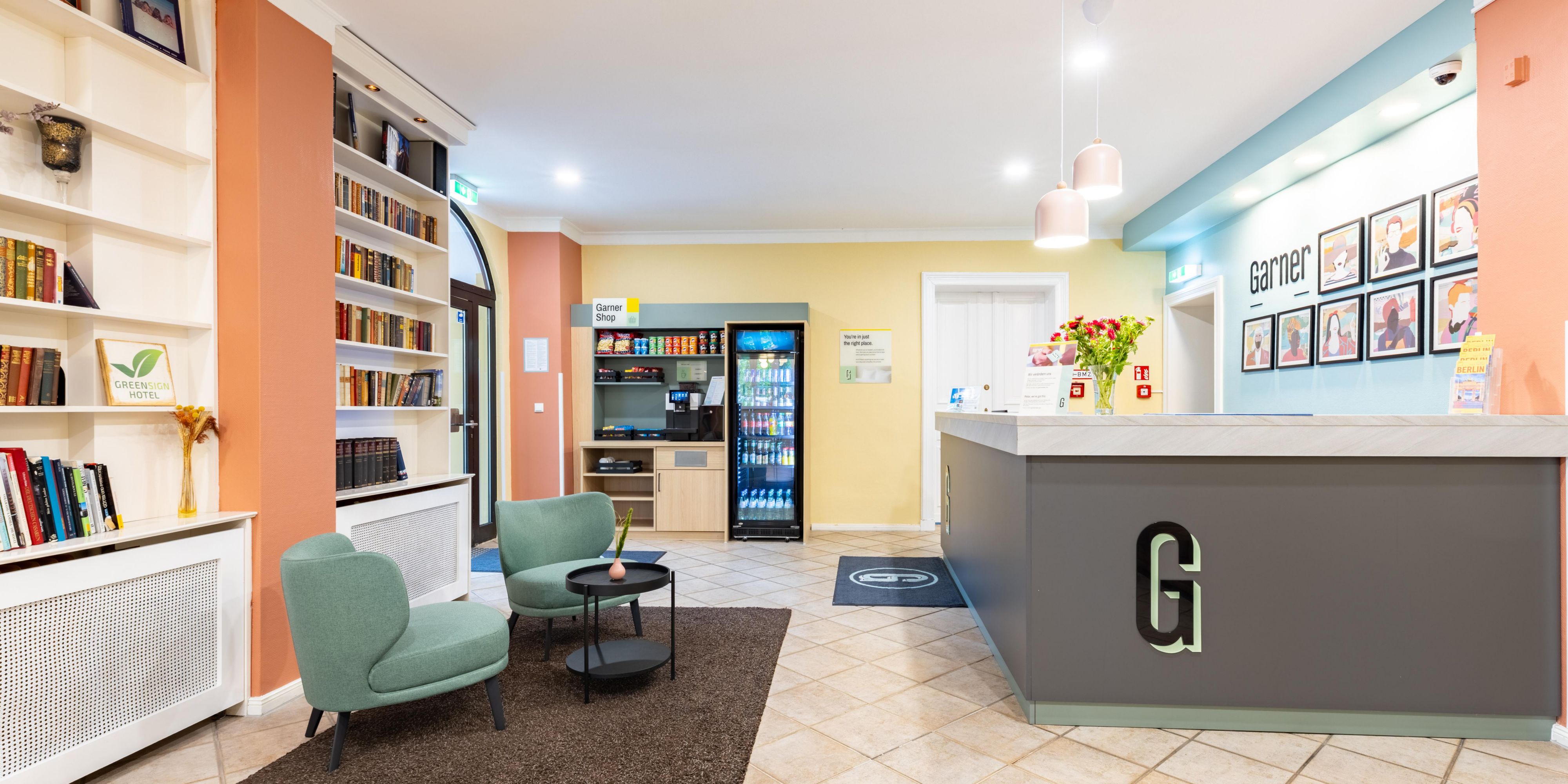 Various room categories just steps from Berlin fairgrounds