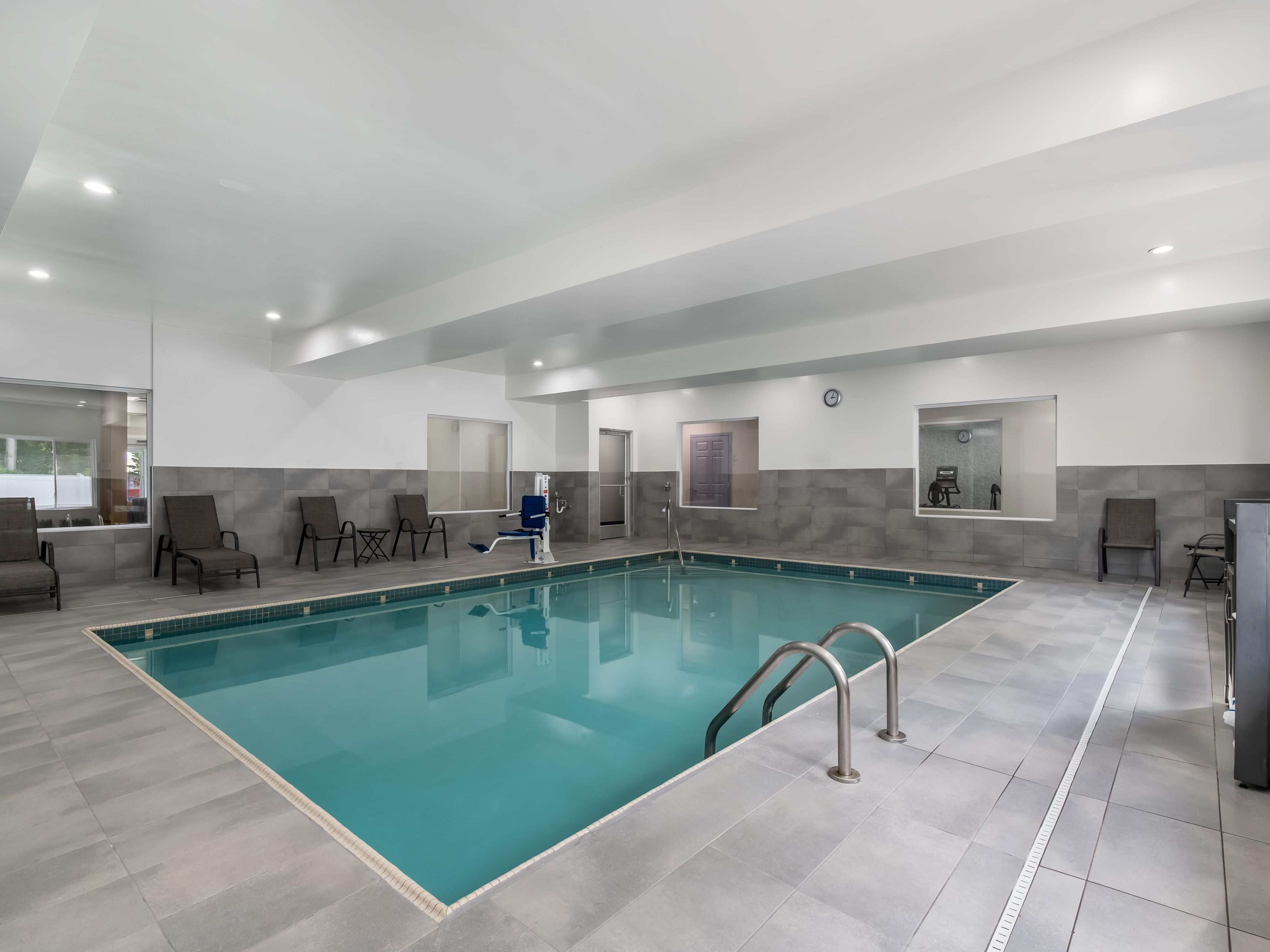 Enjoy our indoor heated pool!
