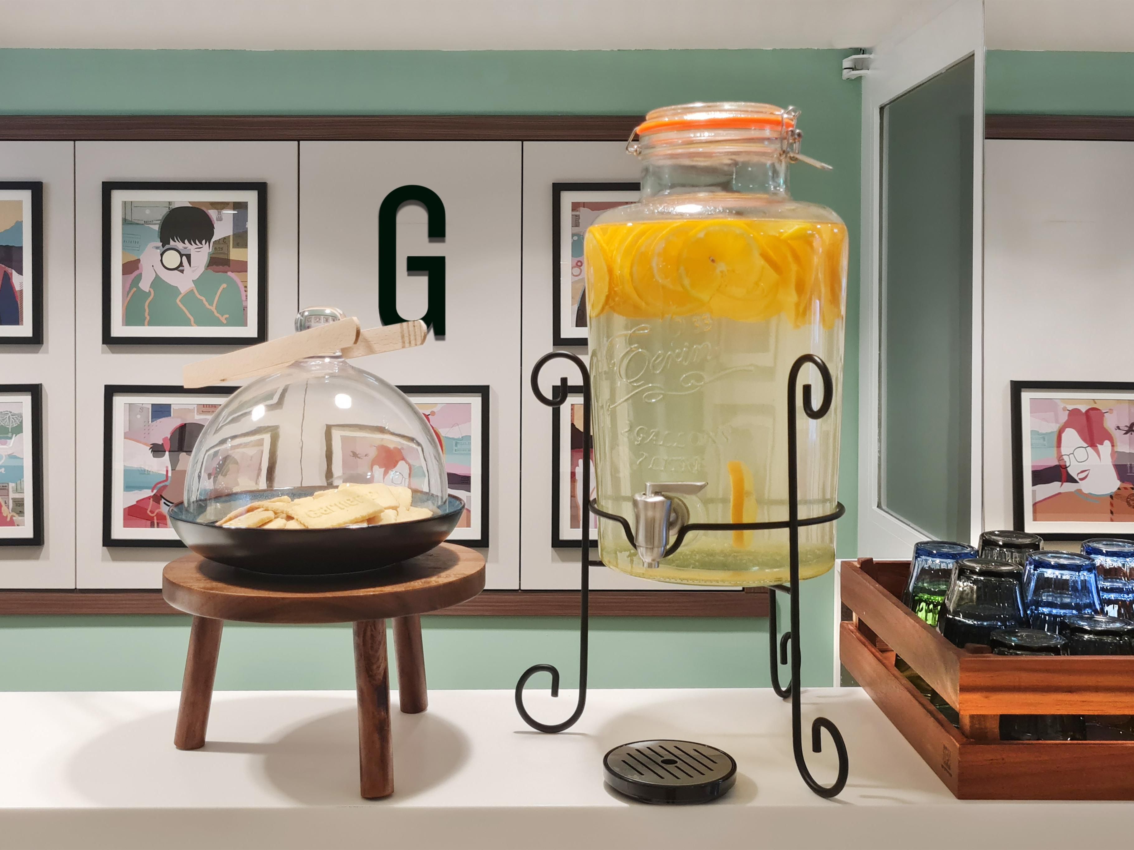 Refresh Station: Enjoy Cookies and Chilled Drinks