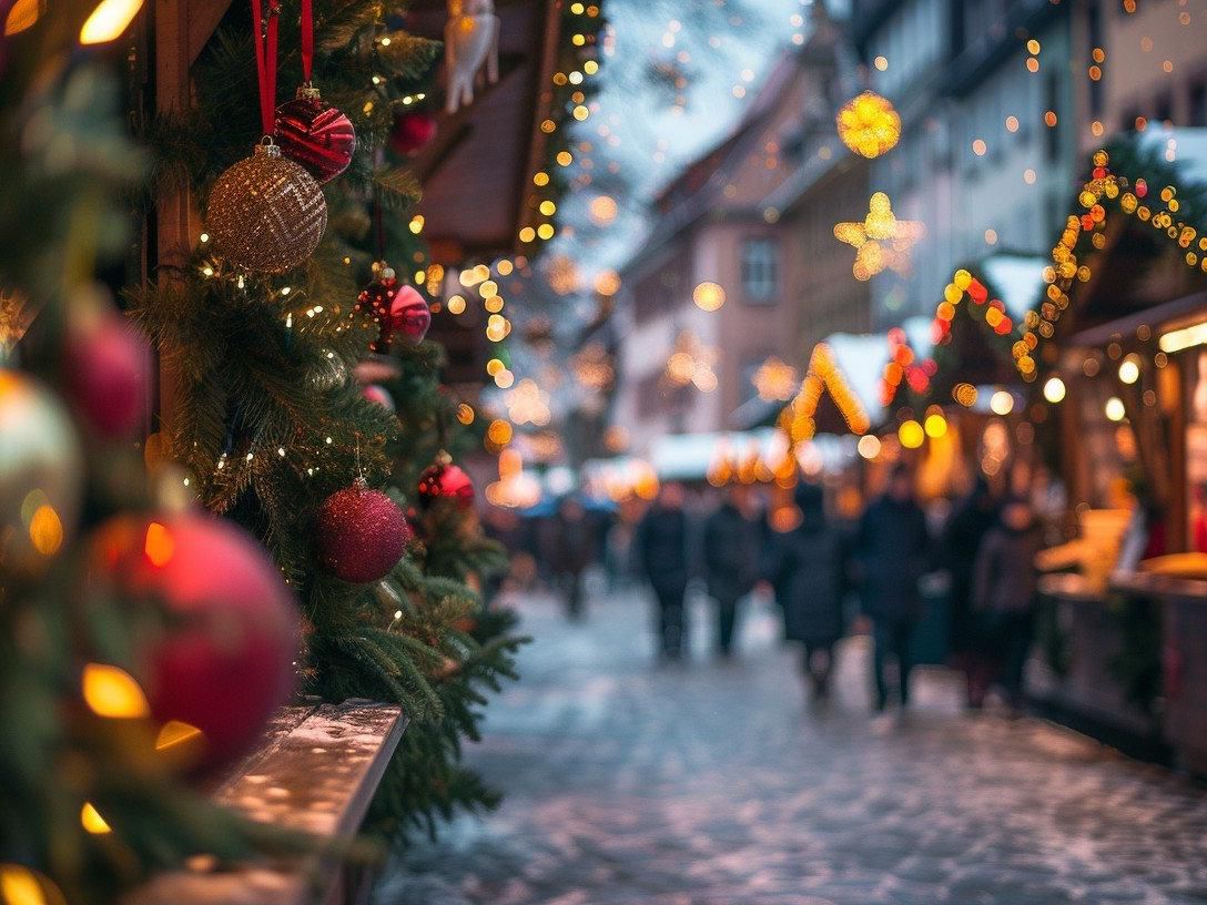 The Erlangen Christmas Market fills the historic city center with a warm festive glow. Visitors can stroll past cozy wooden stalls offering handmade crafts, sweet treats, and mulled wine. The ice rink and twinkling lights make it perfect for families and holiday lovers.