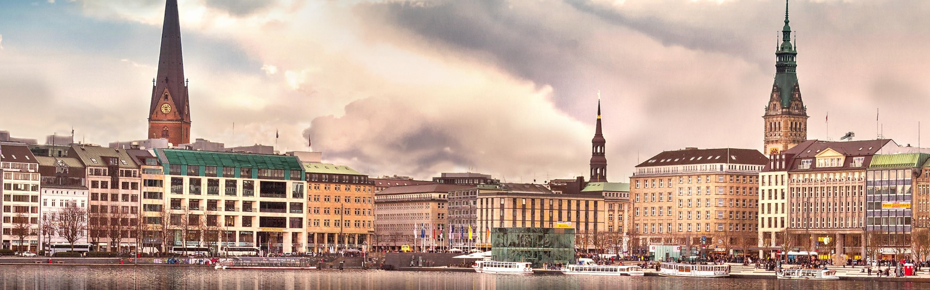 Take a walk by the inner alster and soak up Hamburg's unique flair