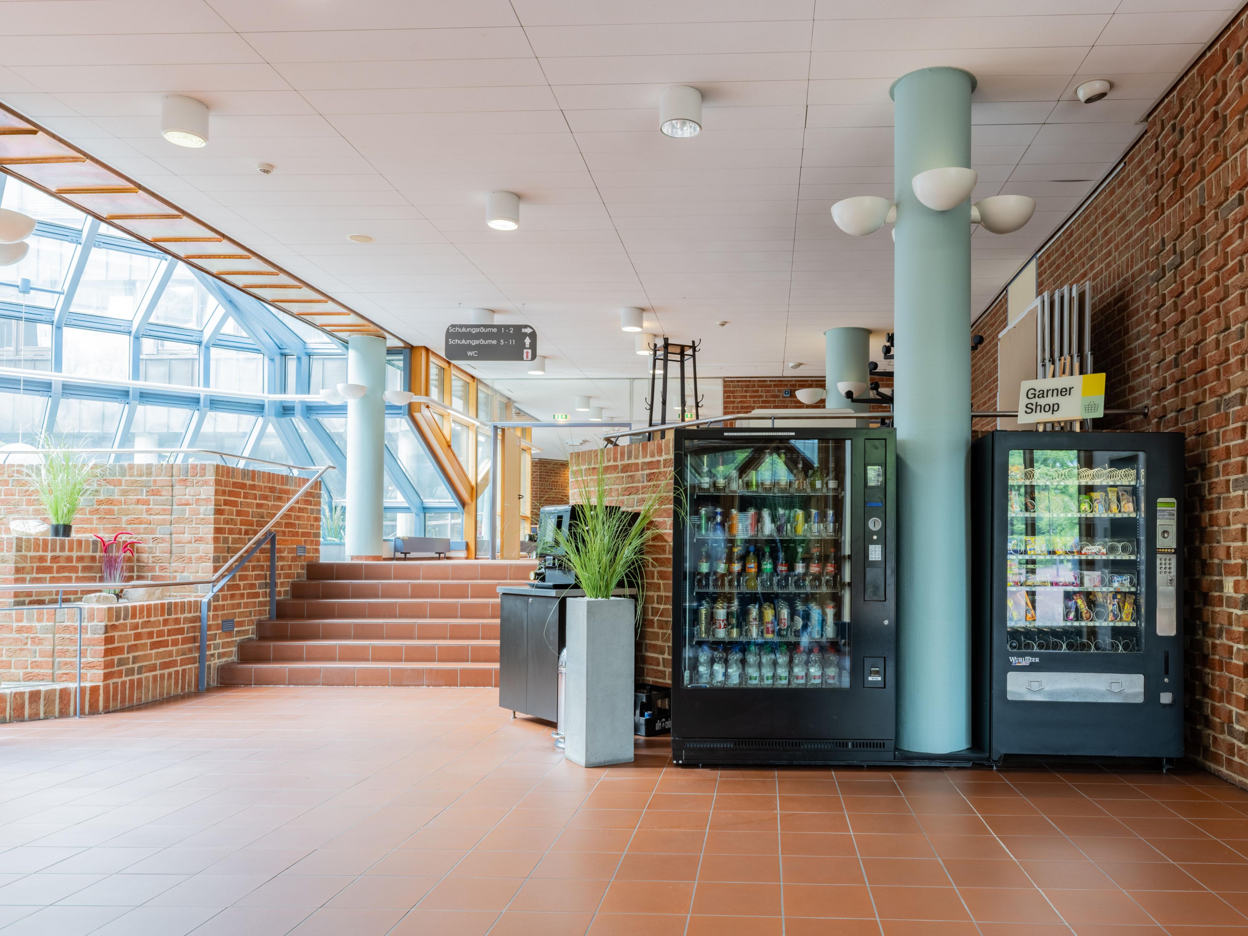 Our vending machine with drinks and snacks, as well as coffee and tea, are available 24/7 for a small price. Perfect for a quick refreshment whenever you need it during your stay.