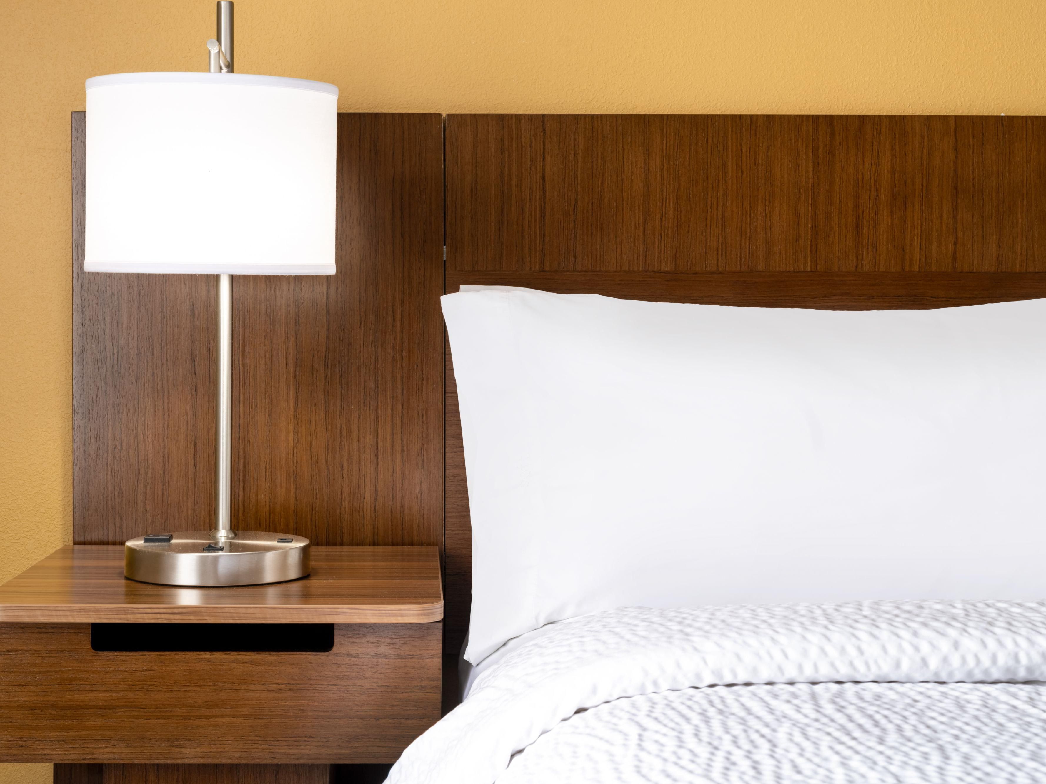 Sleep well and wake up refreshed.
