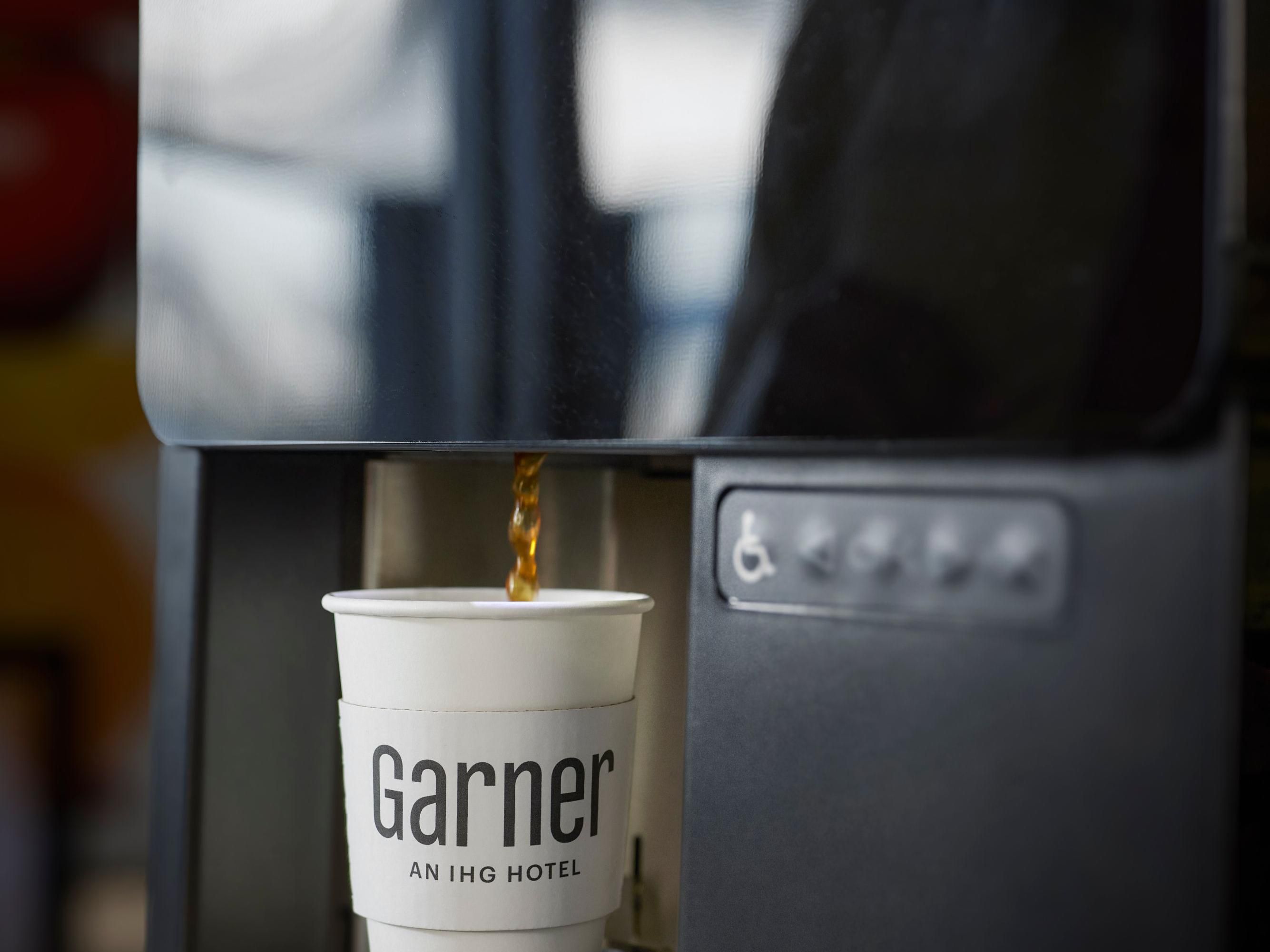 Grab your bean-to-cup coffee in our breakfast area.