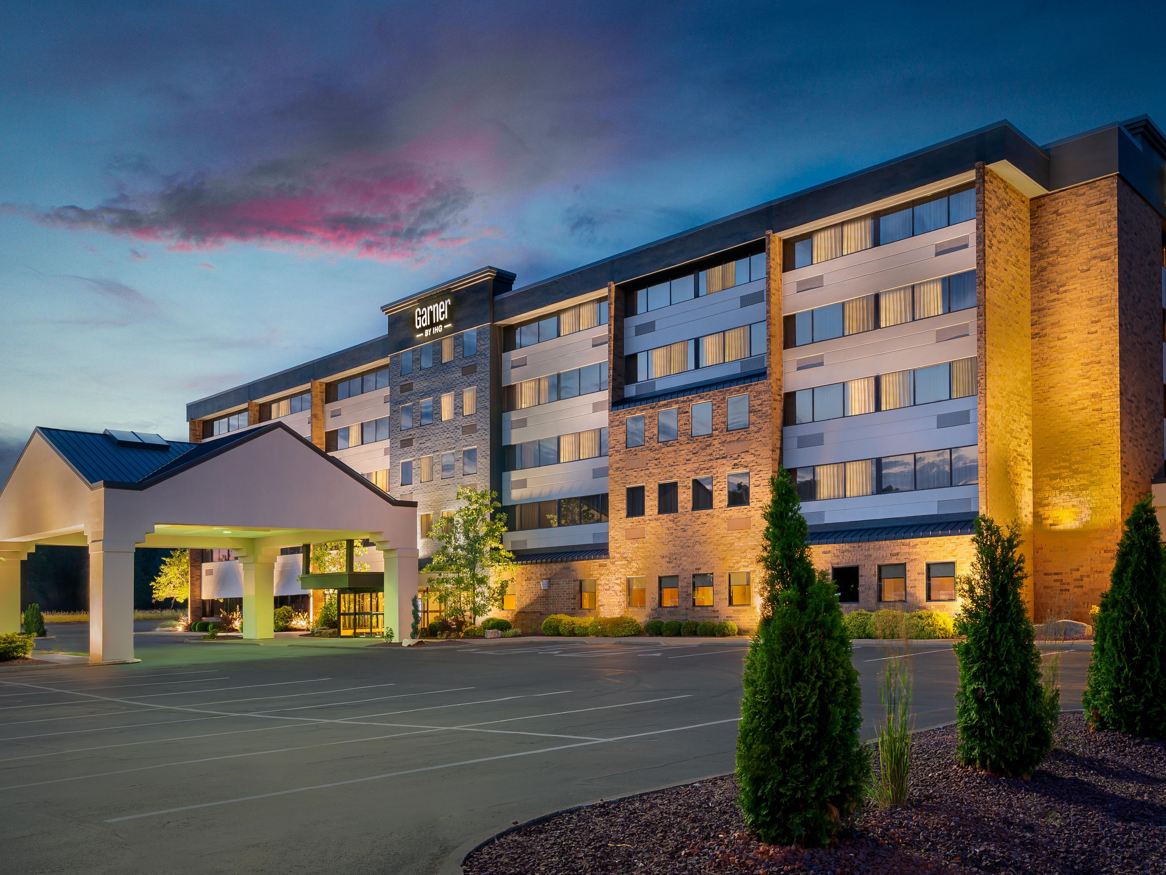 Hotel Front Evening