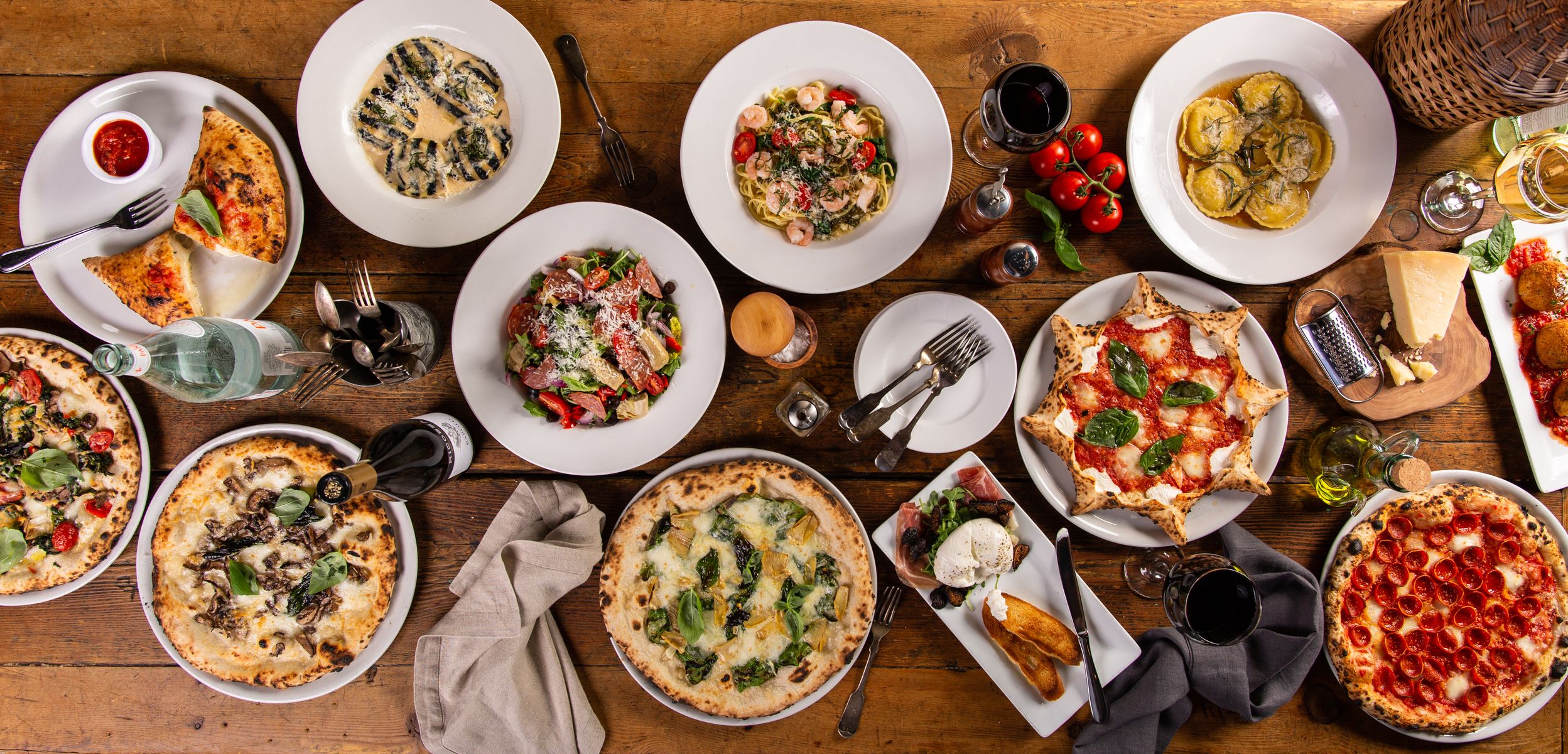 Table with dining options