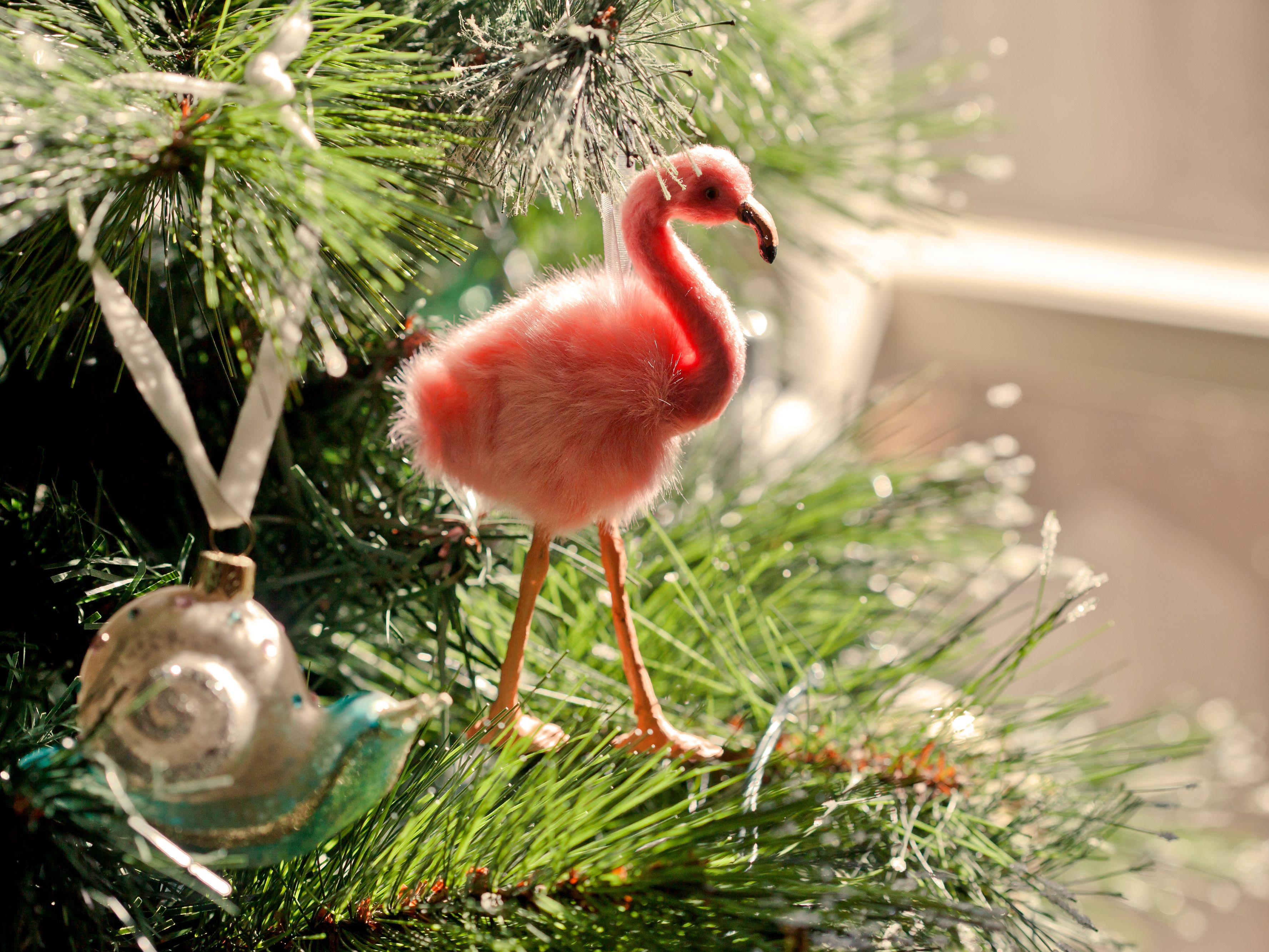 flamingo ornament