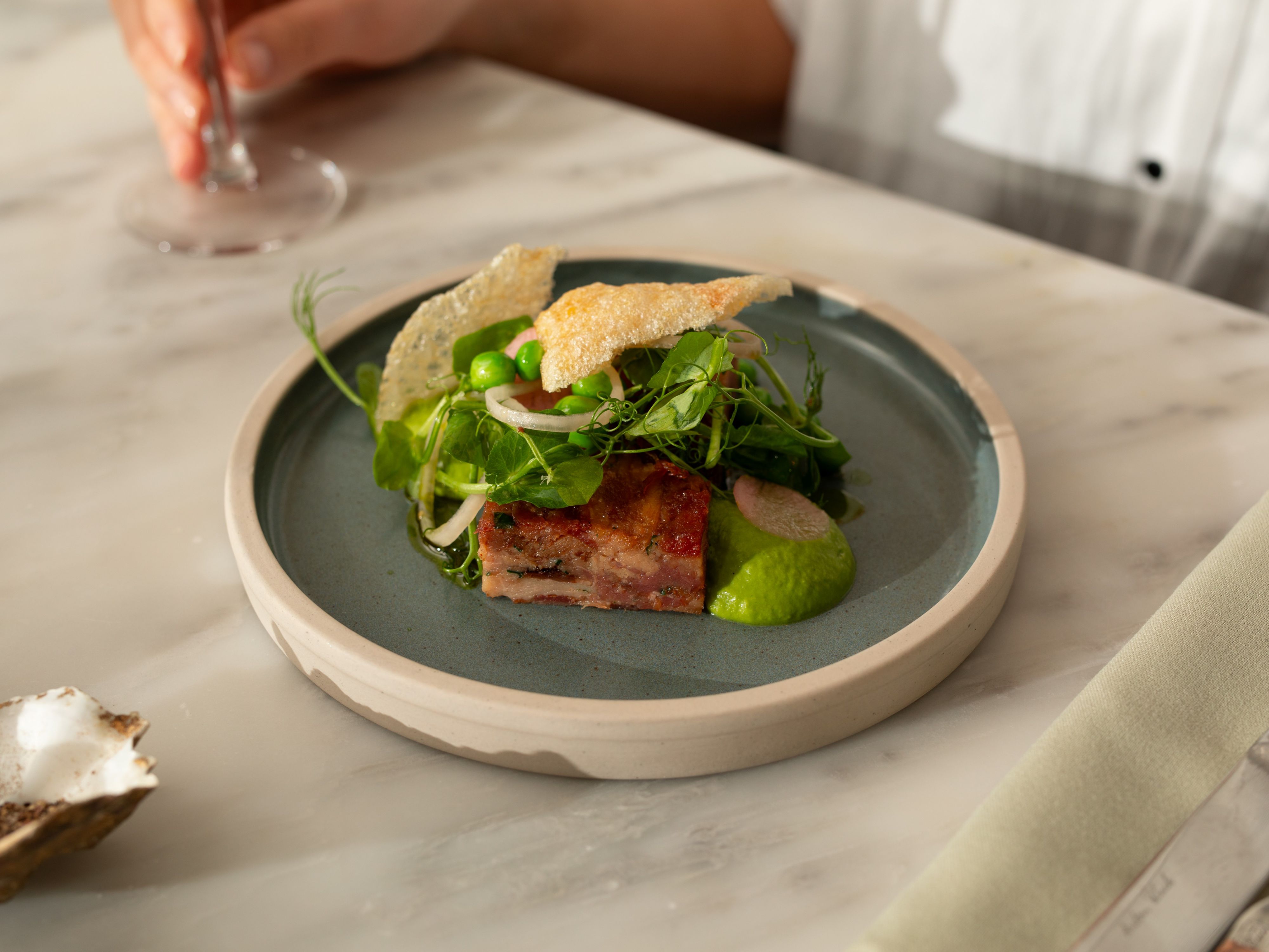 A small decadent dish