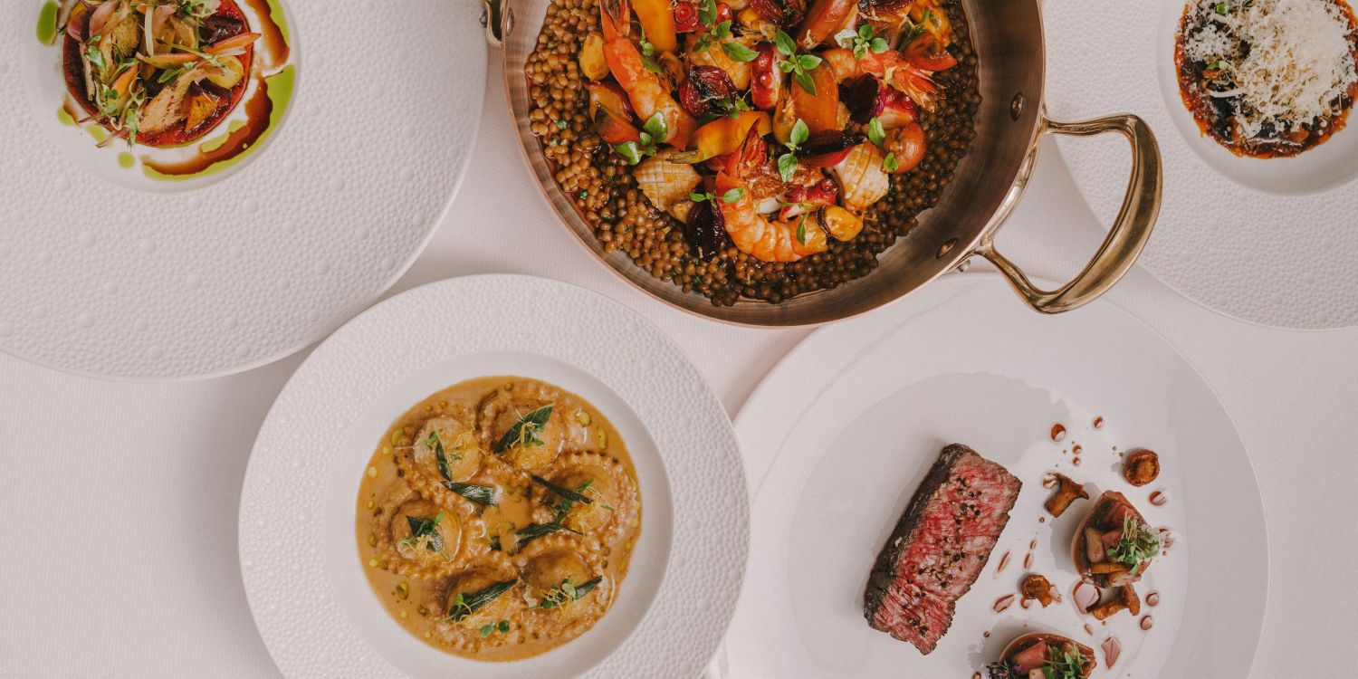 ARNO dishes - paella, steak, pasta and more