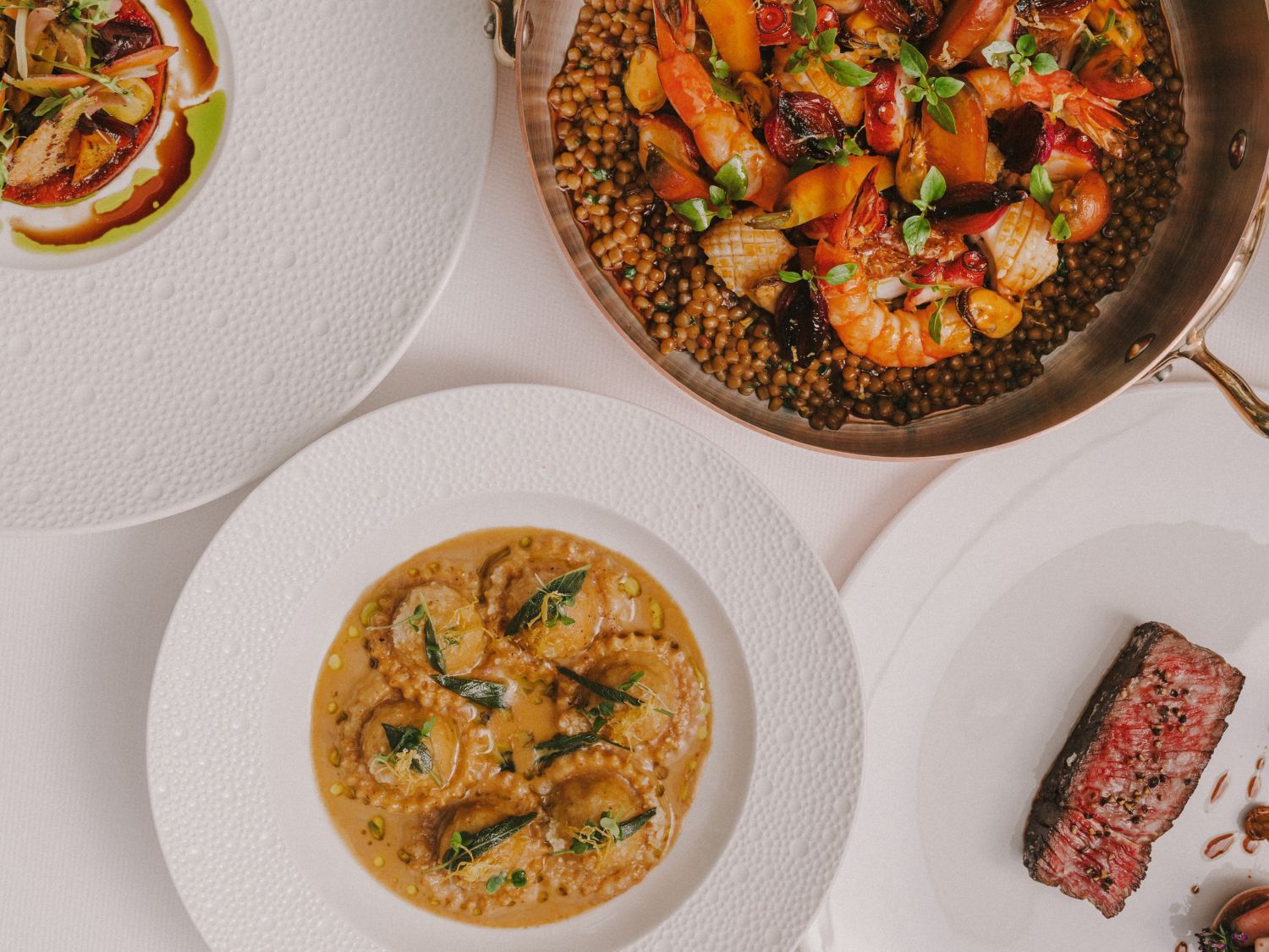 ARNO various tuscan style dishes