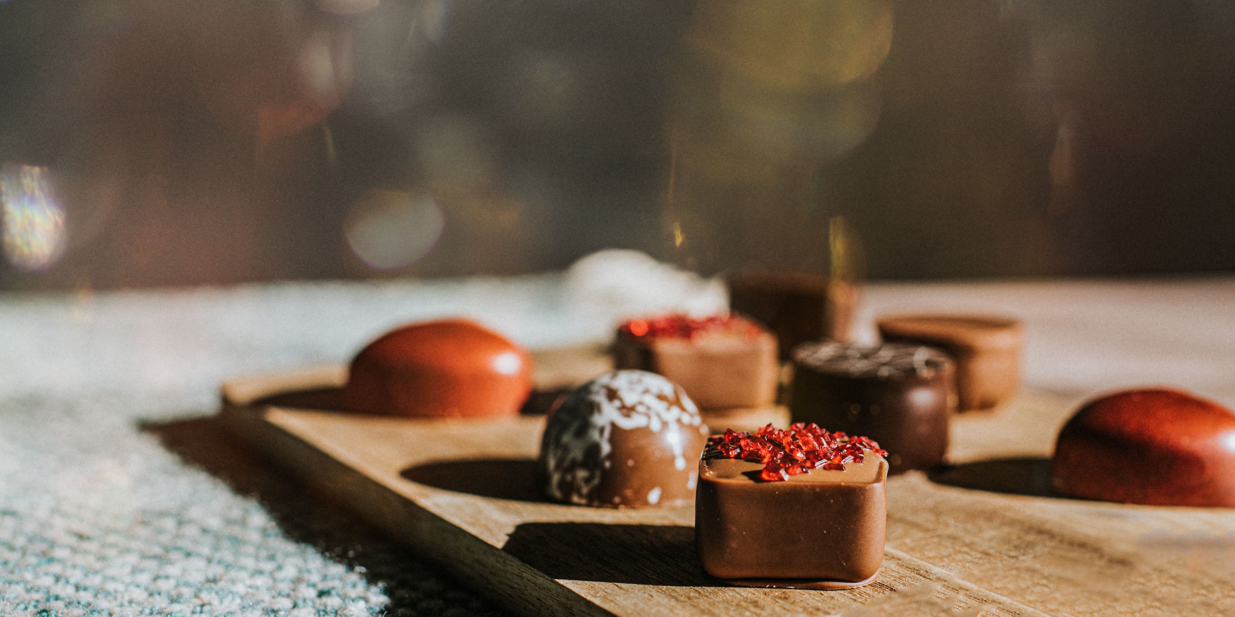 Specialty chocolates.