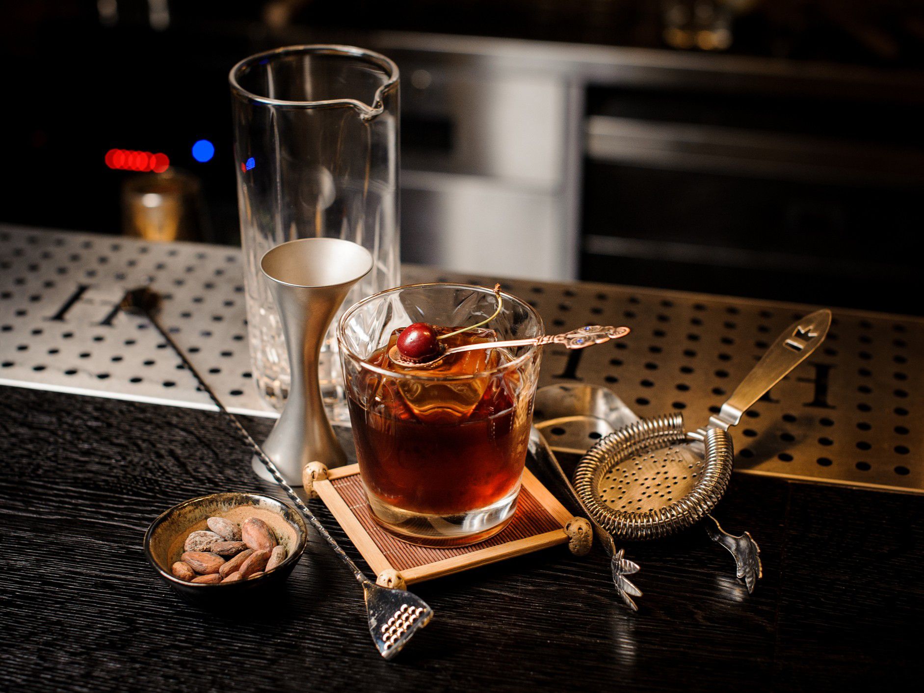 An Old Fashion with all the makings