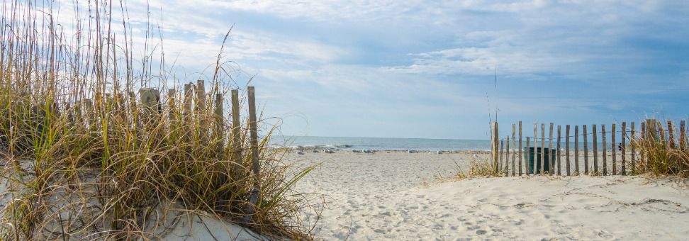 Sandy beach on Hilton Head