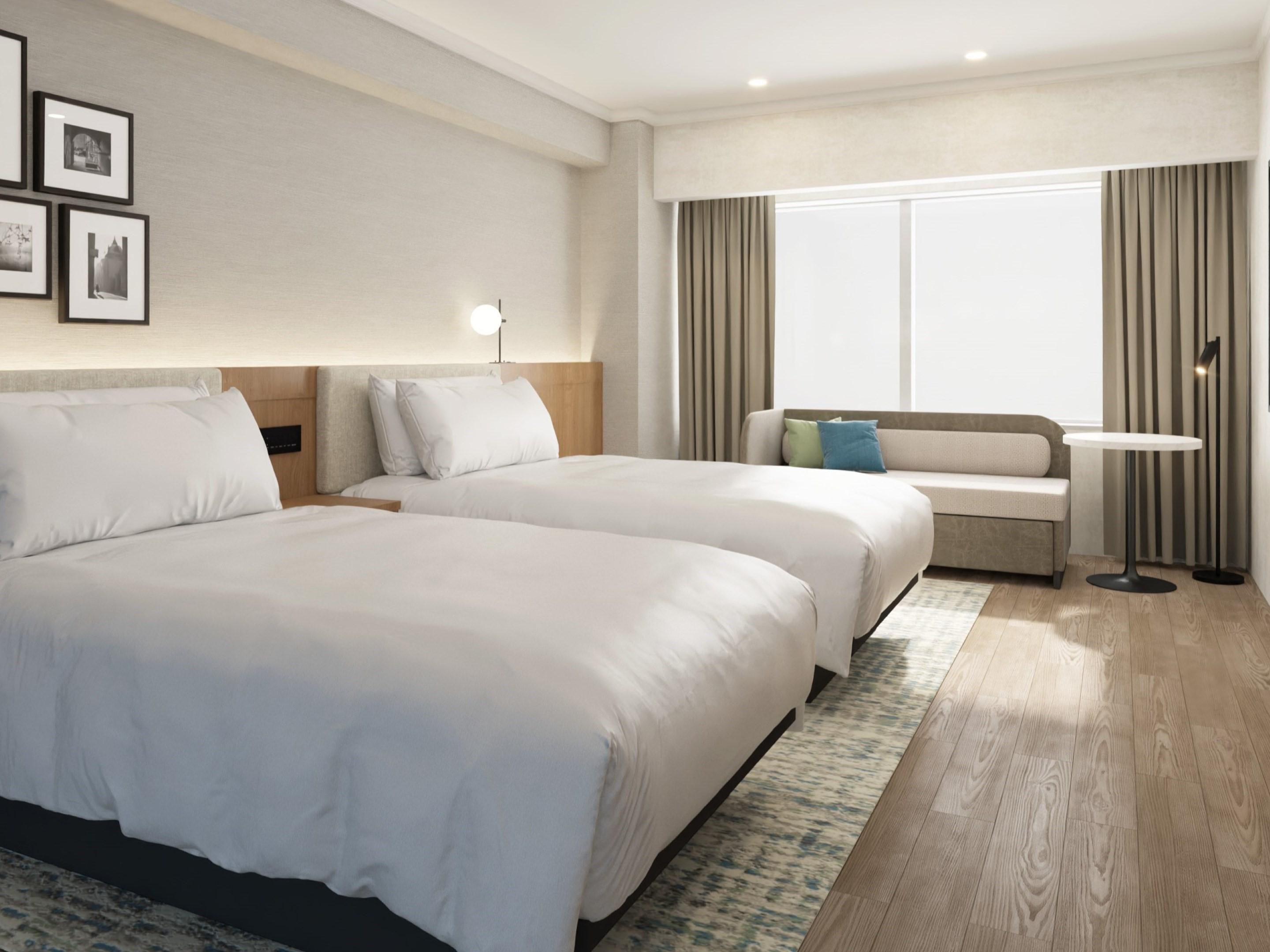 Habitación con cama doble