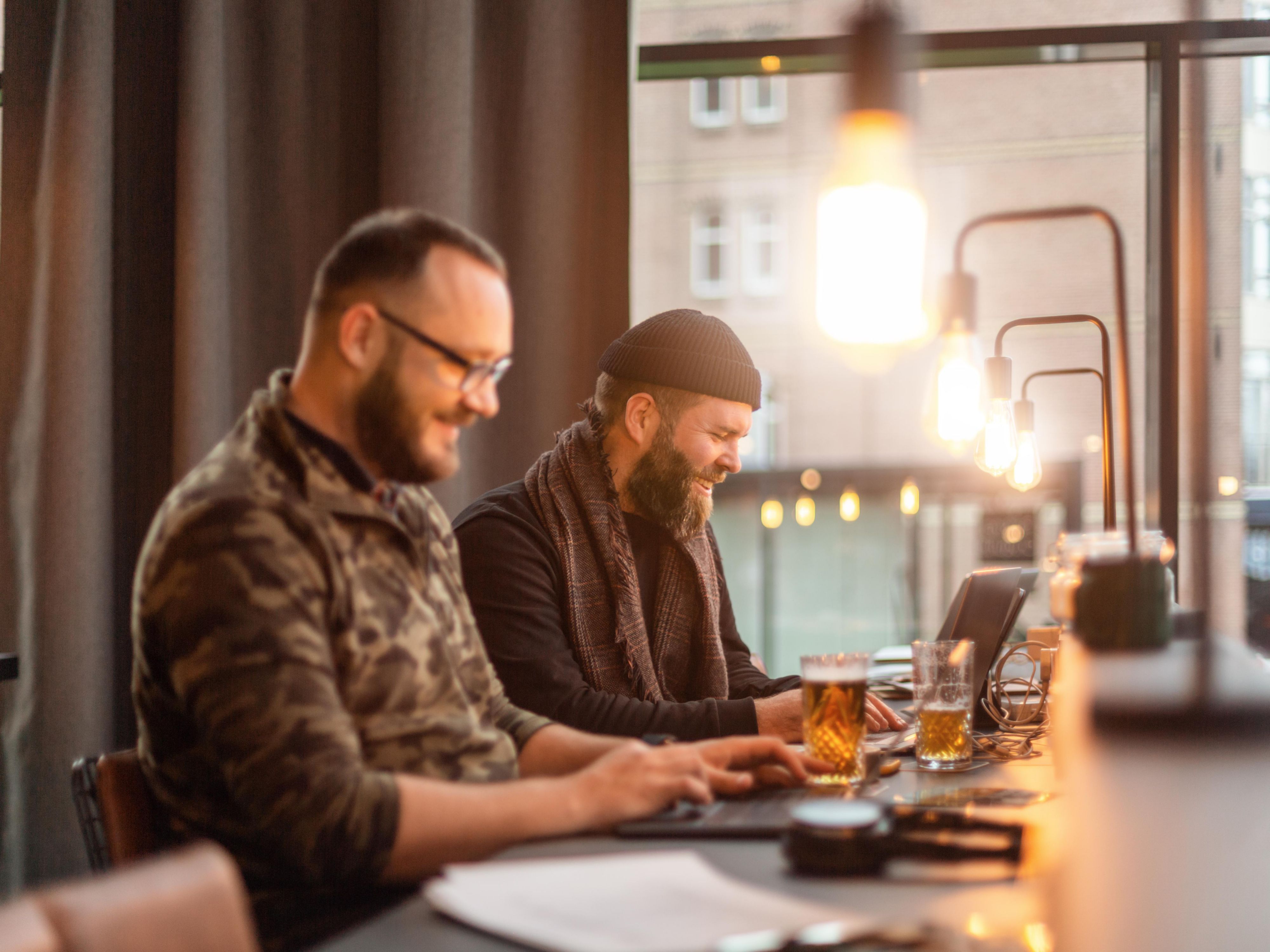 Relax or Work in the hotel lobby with free Wi-Fi
