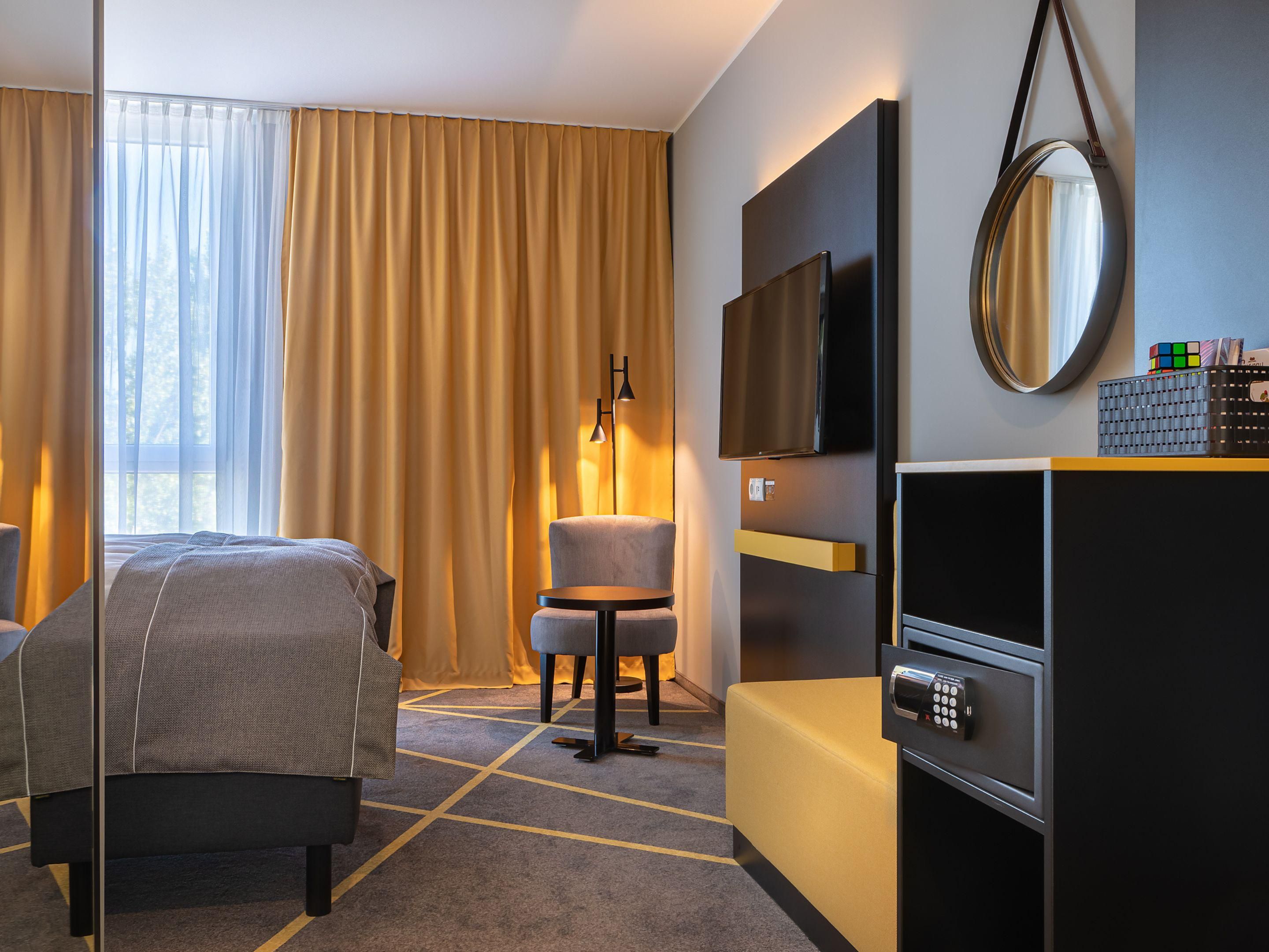 New, design-forward, and built for comfort – our rooms are part of a next-generation hotel experience. With sleek interiors, quality furnishings, and a modern vibe, this is where great sleep meets great style.