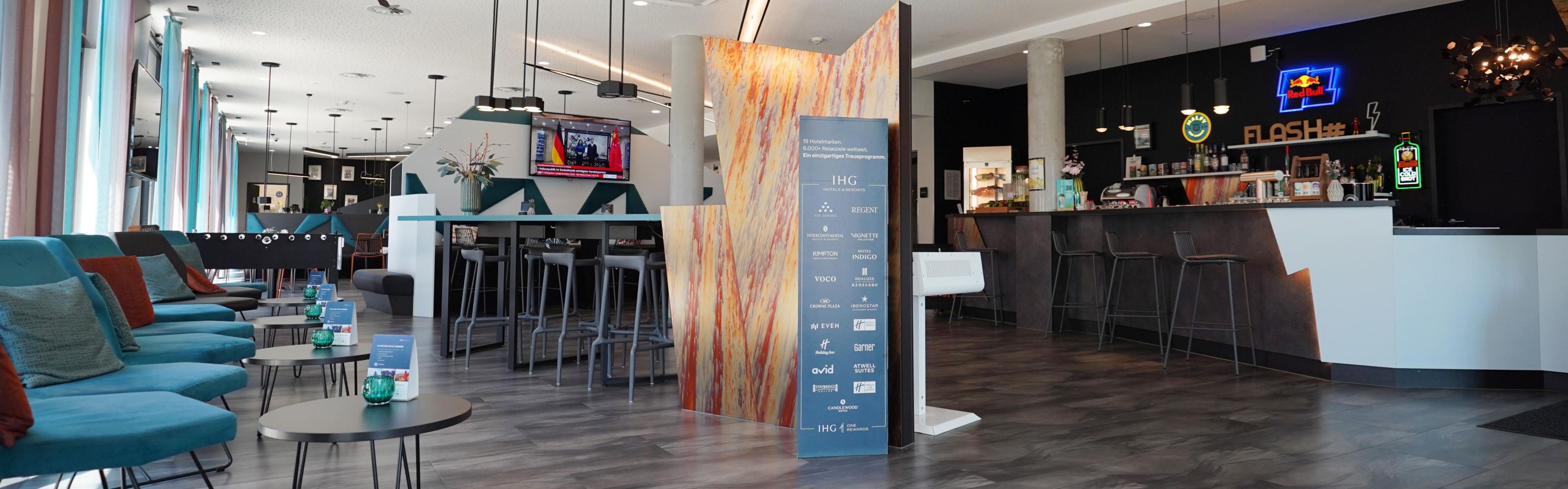 Our Living Lobby: Work, relax, or enjoy a drink