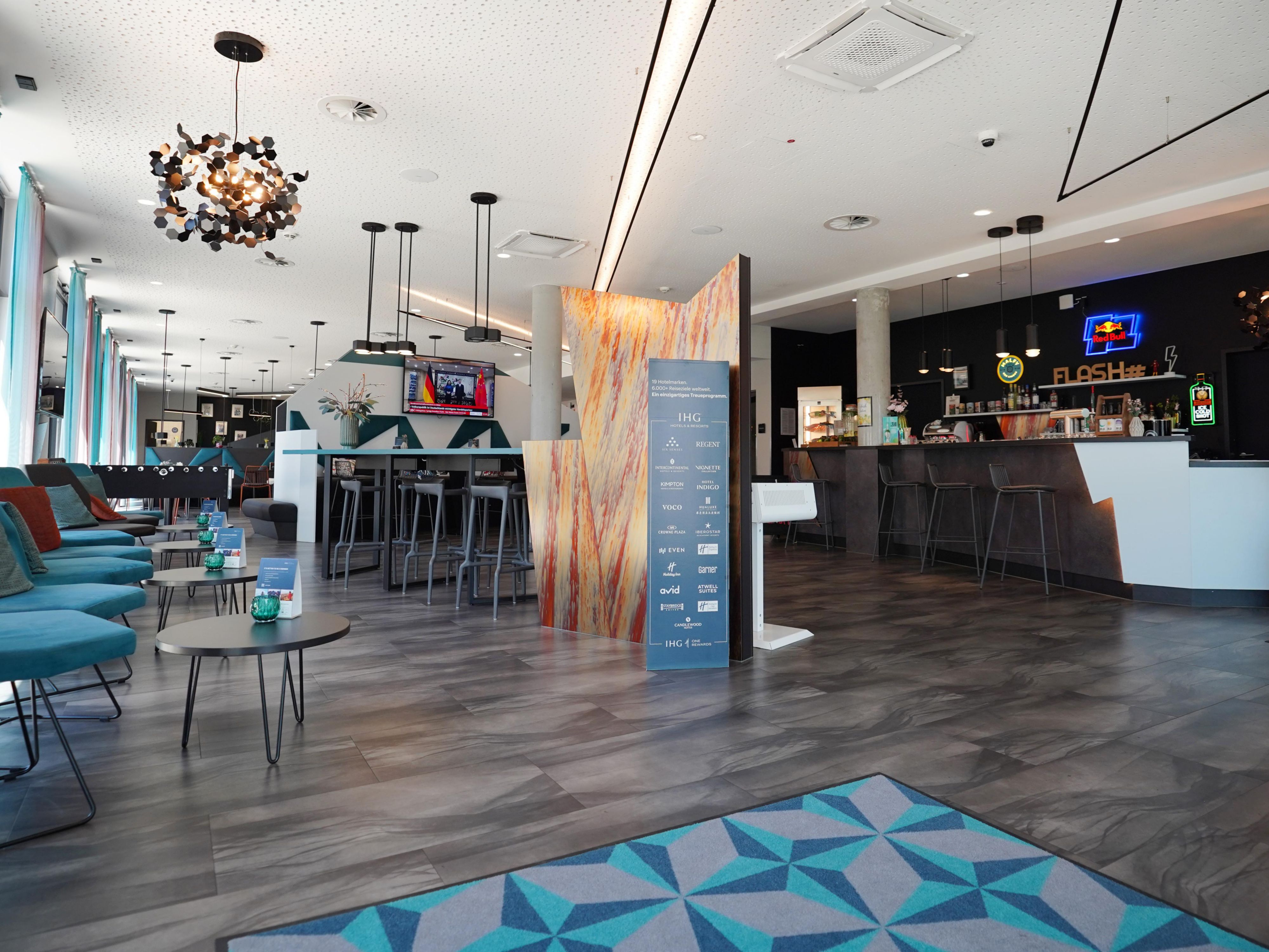 Our Living Lobby: Work, relax, or enjoy a drink