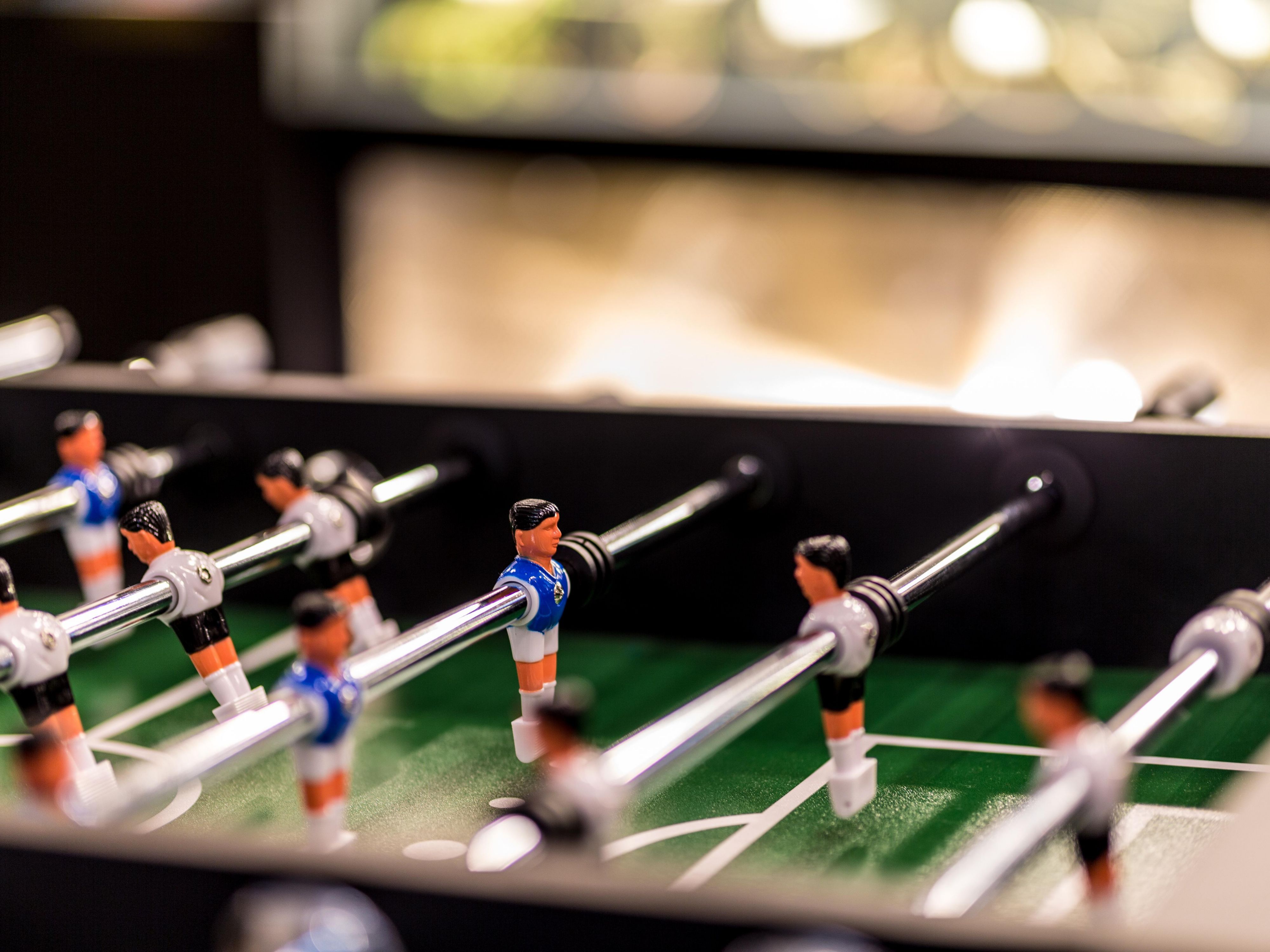 Enjoy quality time with your kids in our hotel lobby. Challenge them to Jenga, a foosball match, or pick from a variety of board games. Comfort, fun, and laughter, all under one roof, making your stay in Cologne unforgettable for the whole family.