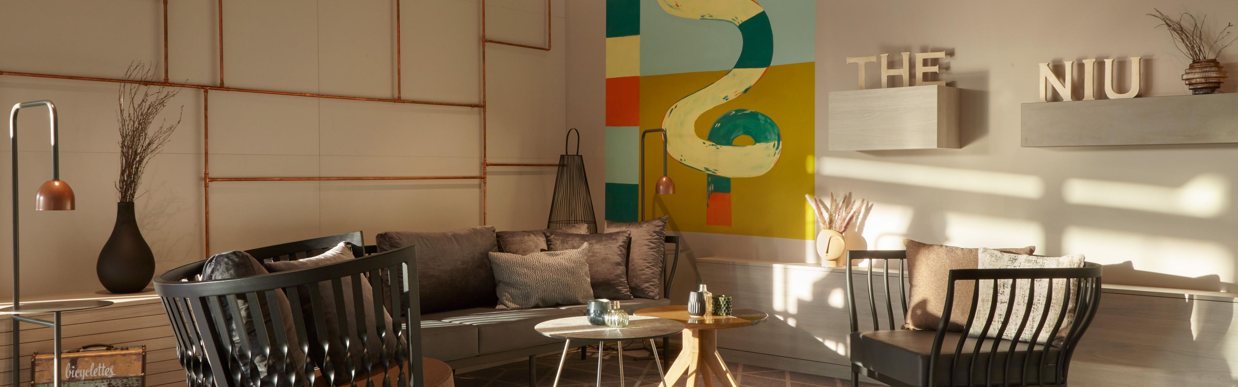 Modern design in our lobby with free Wi-Fi