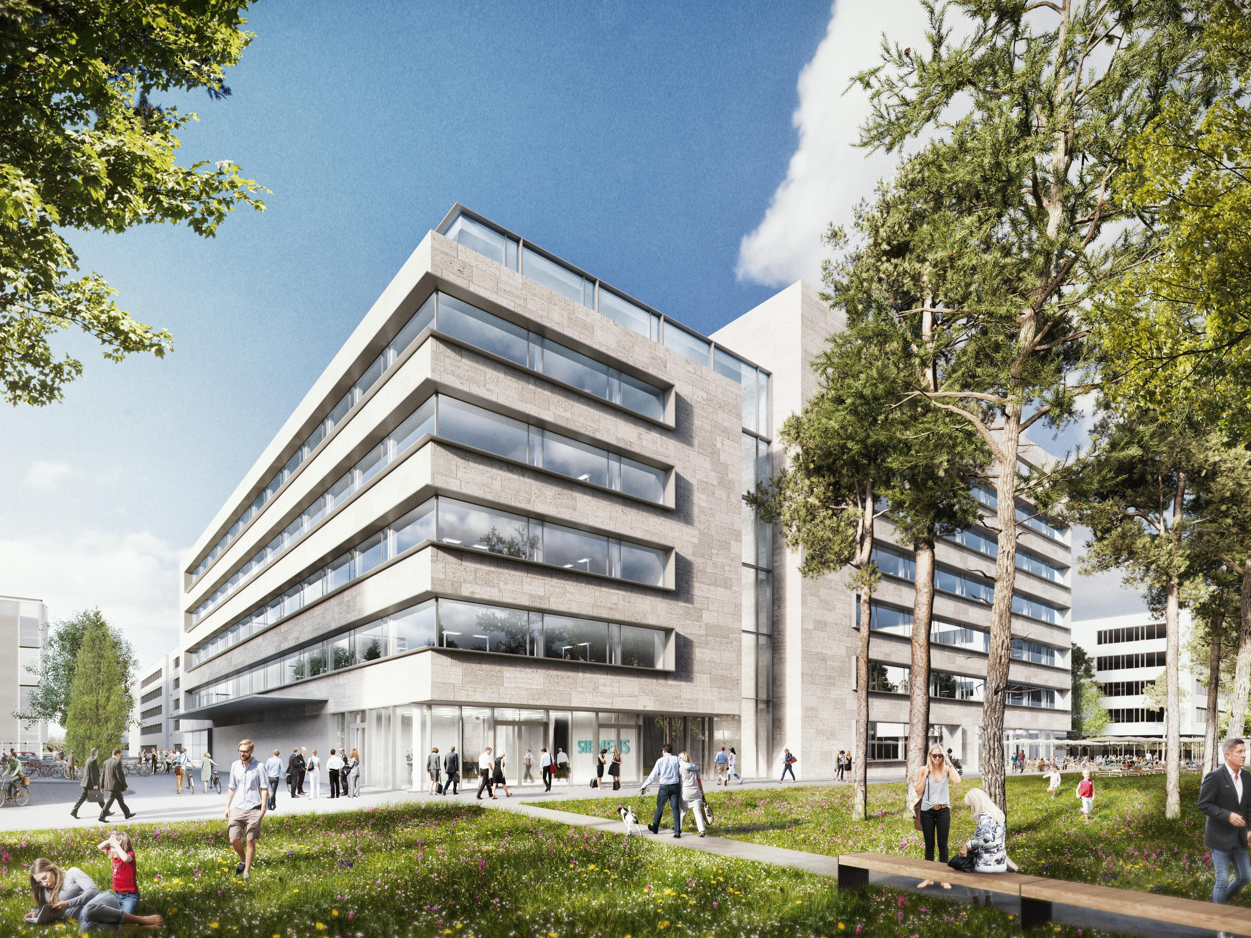 Just a 10-minute walk from our hotel, a new, lively neighbourhood is being created. With modern office infrastructure, spacious green areas, restaurants, shopping facilities and services, the Siemens Campus Erlangen offers an attractive place to work and relax. It puts people's needs at the centre and inspires with a variety of art projects.