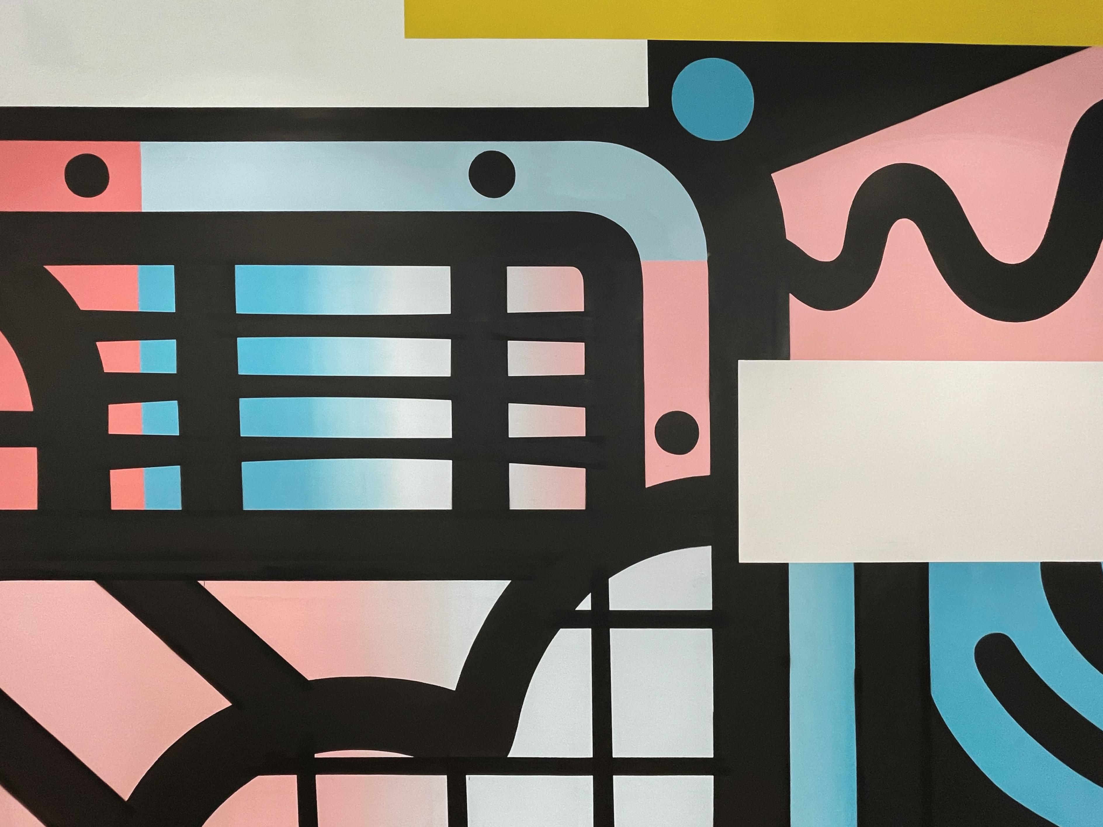 Discover the masterful play of elements by Isakov at our design hotel in Eschborn. Each wall becomes part of a larger story, where ornament and architecture merge seamlessly. His precision and vision turn every corner into a canvas, creating a unique art-filled atmosphere for an inspiring stay.