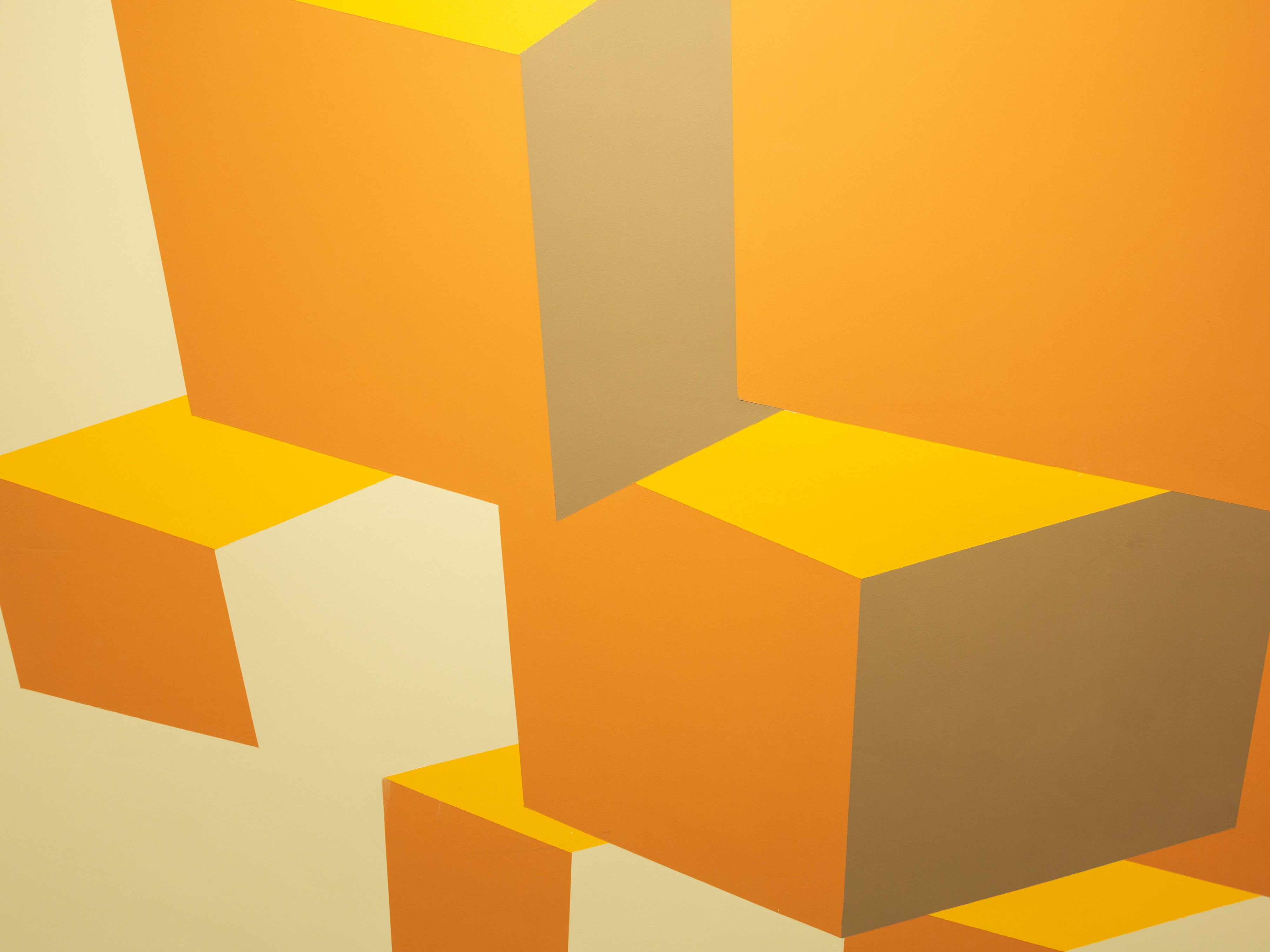 Explore urban art on every floor at the niu Loom. German street artist Björn Holzweg transforms walls with colourful, geometric creations inspired by Manchester’s streets and music scene. From Joy Division to city landmarks, his vibrant works capture the energy and layered stories of our iconic city.