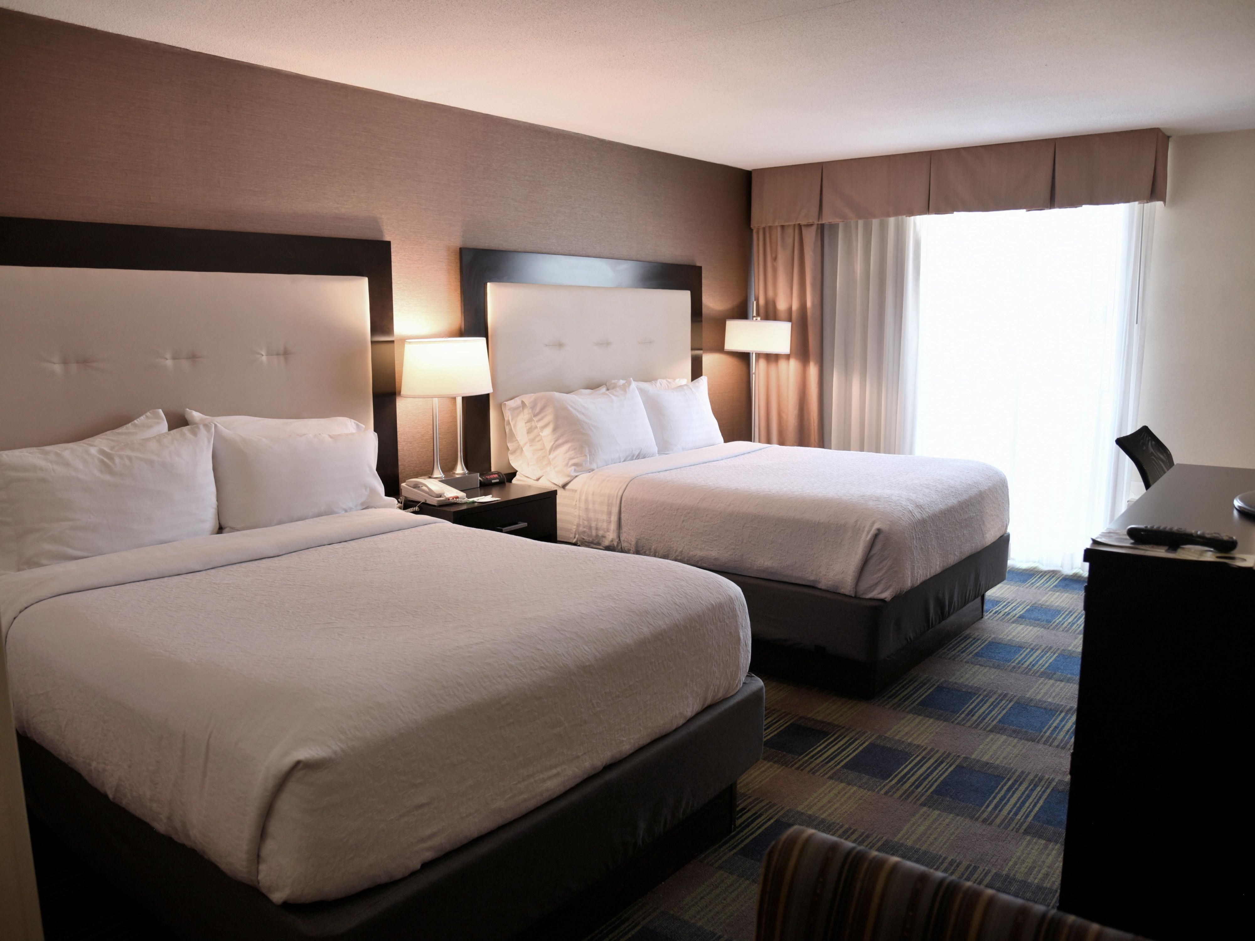We know your quality of sleep is just important to you as it is to us. Tonight as you drift off to sleep on our new Sealy Posturepedic mattresses, we hope you enjoy your new bed that just arrived in our hotel!