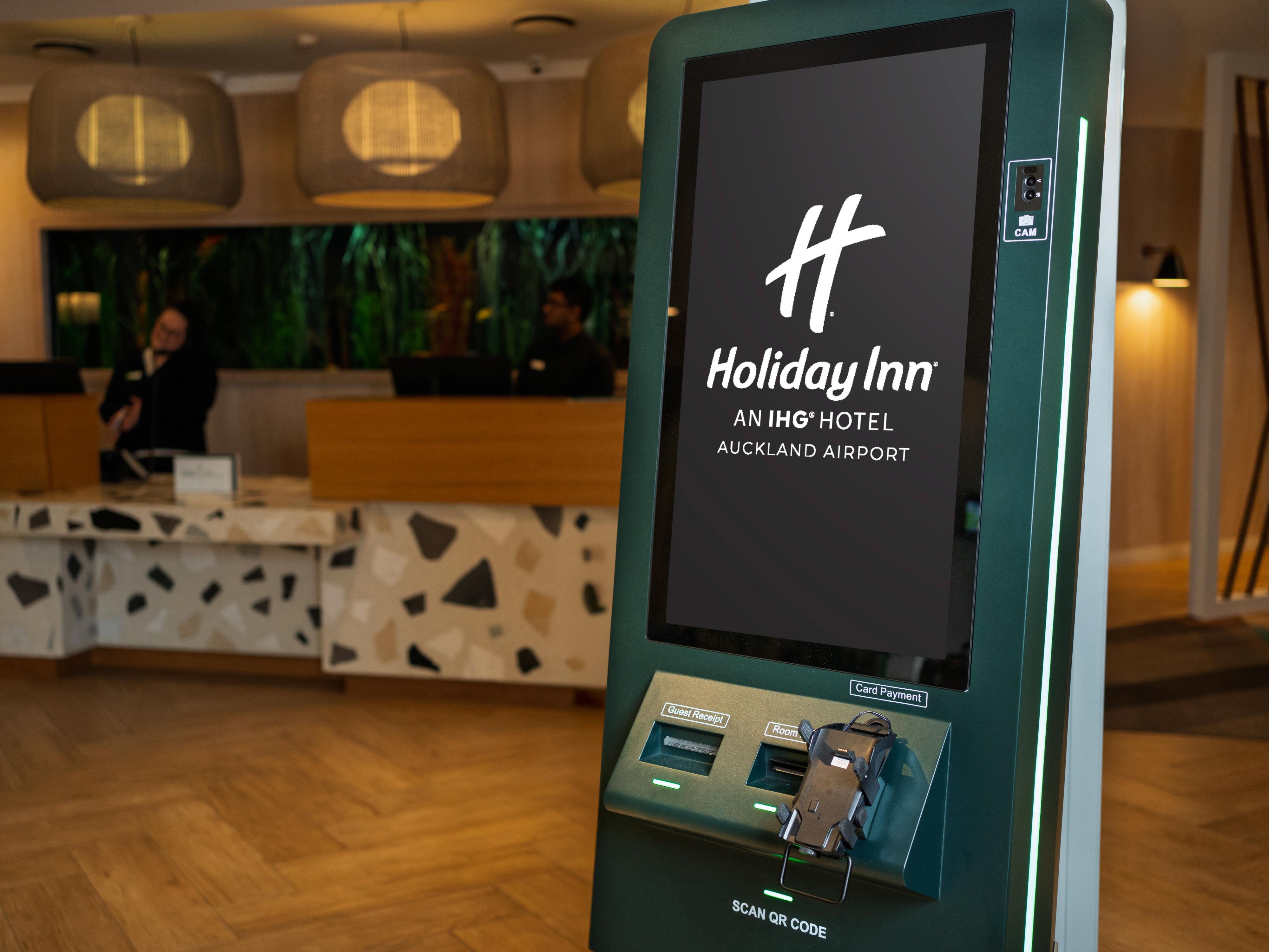 Self-check in Kiosks available for seamless arrivals