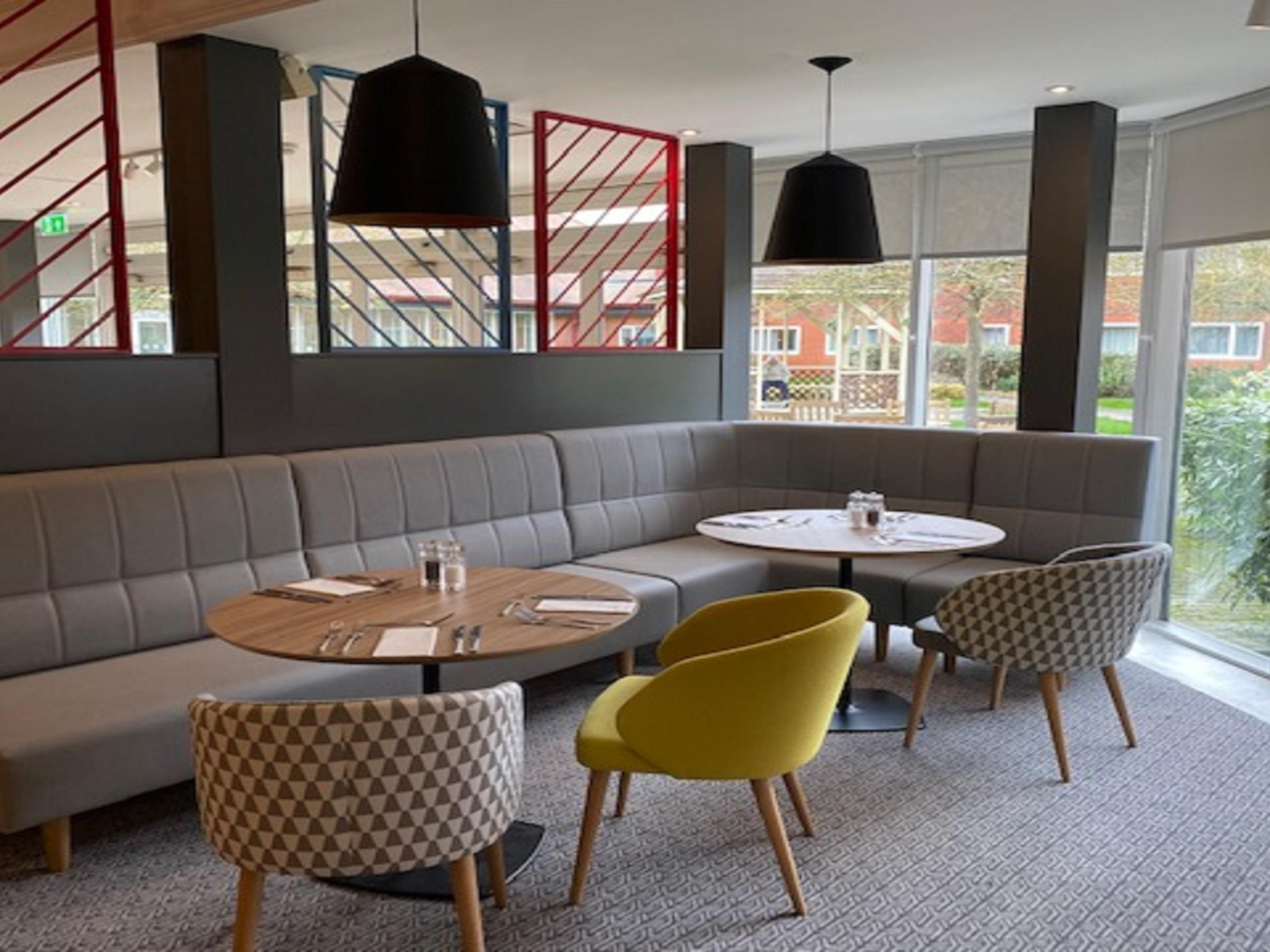 Meet friends for a drink and a snack at the Hub lounge, or look out into the stunning courtyard venue from the welcoming open lobby area. In the morning, you can enjoy a generous buffet breakfast, and there's 24-hour room service for that midnight snack.