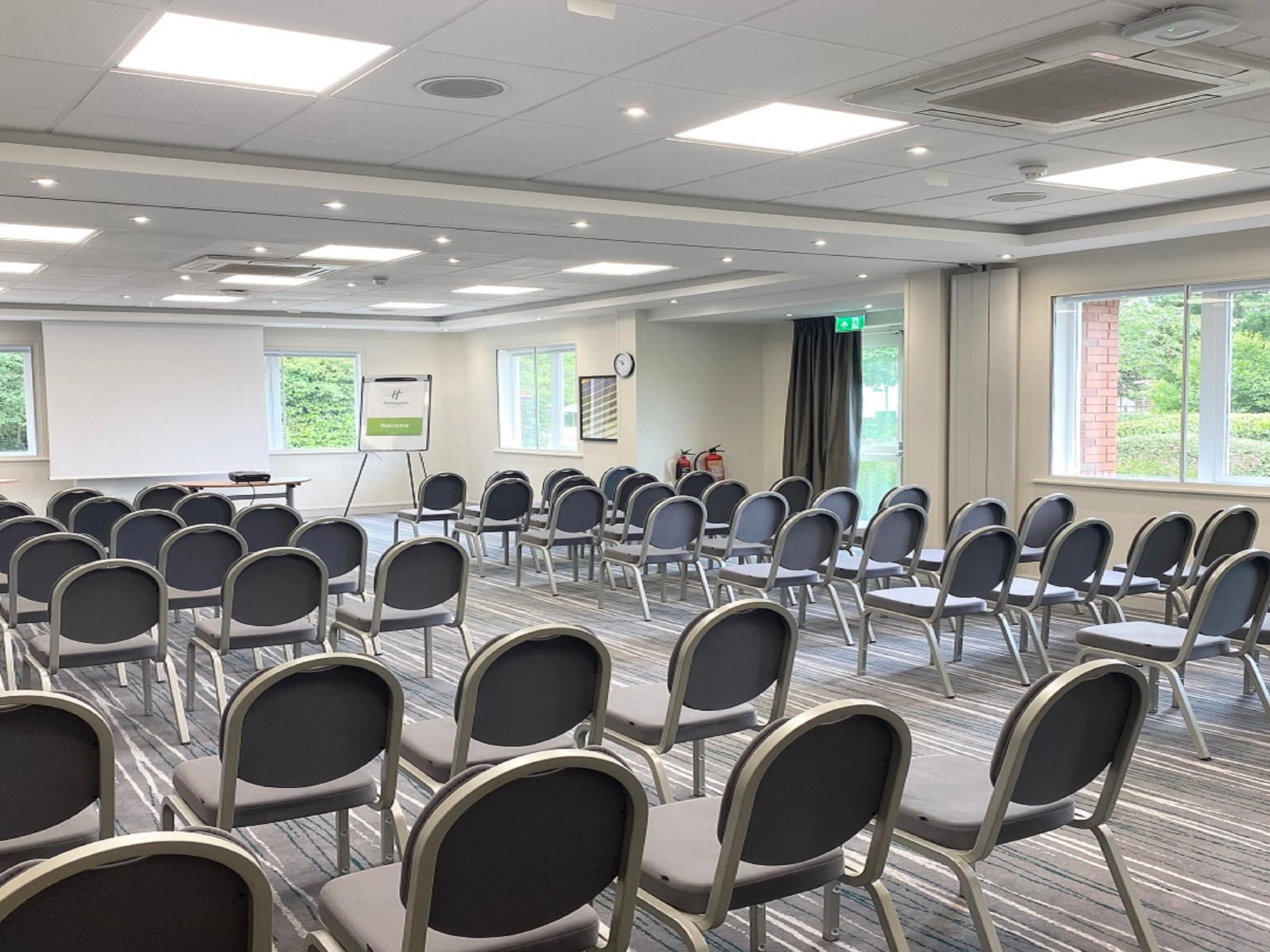 The hotel offers 7 meeting rooms, ranging from boardroom for 2 or functions for up to 120 guests.  Expect great service, wonderful food selections and all your AV needs. Please contact us for further details