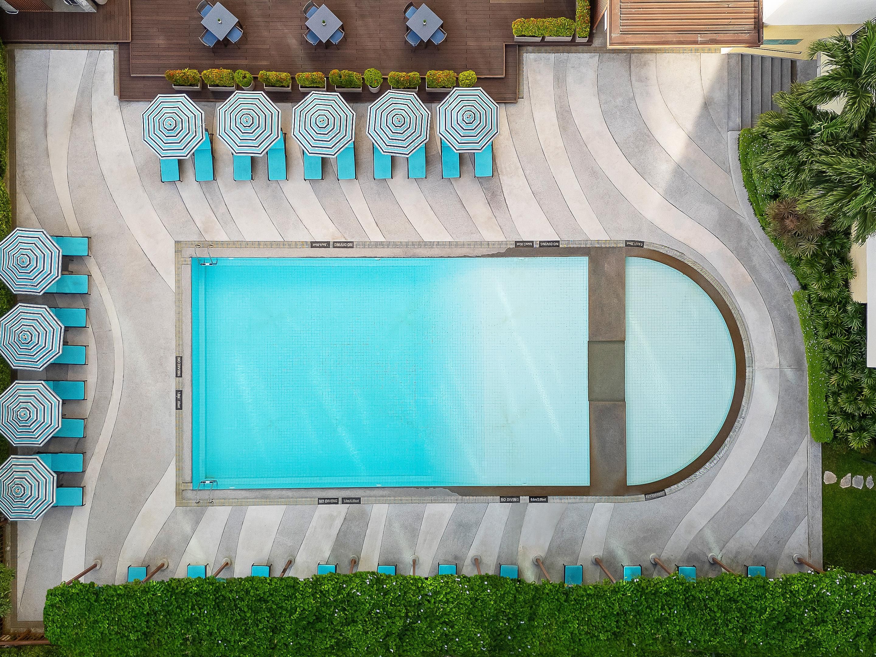 Swimming Pool located on the 6th floor