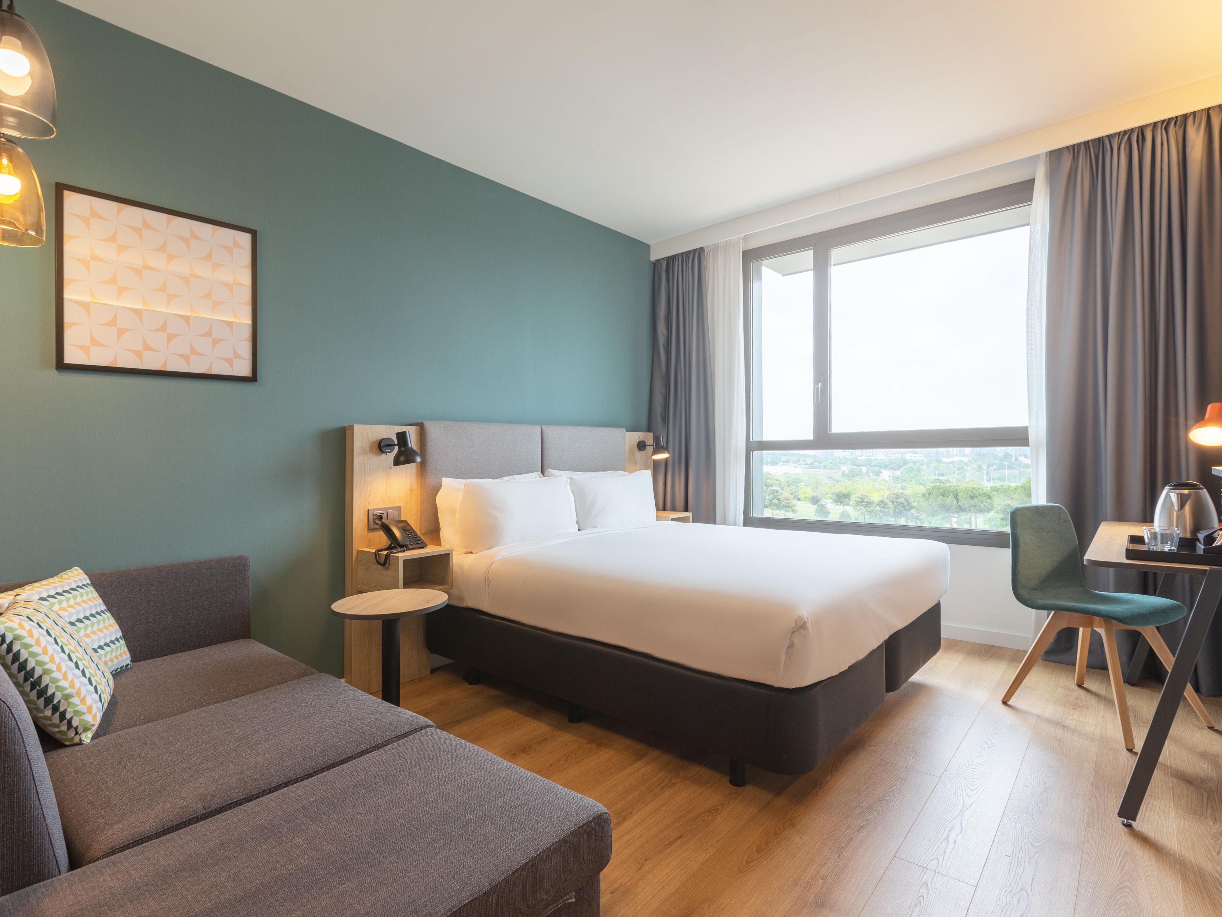 Did you know that we have the right fit for families? You can either choose between a triple room with a Sofa Bed (3 ppl.) or the interconnecting door rooms for a bigger Family (up to 4). You have the choice to book our Luxury Suite (4 ppl.) connected to another room for 3 people or choose a Superior Room (2 ppl) connected to another Twin room.