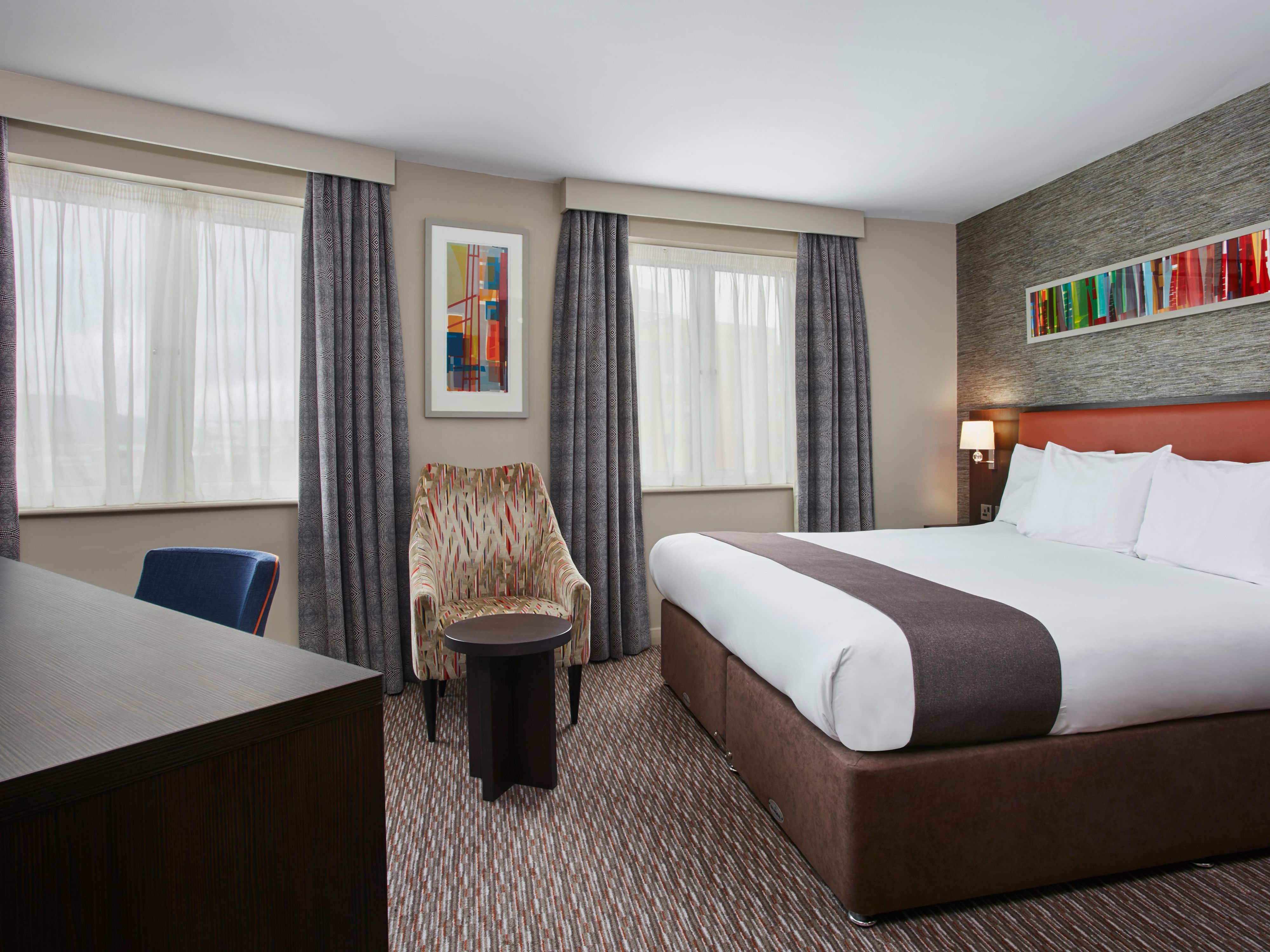 Double bedroom at Holiday Inn Belfast City Centre