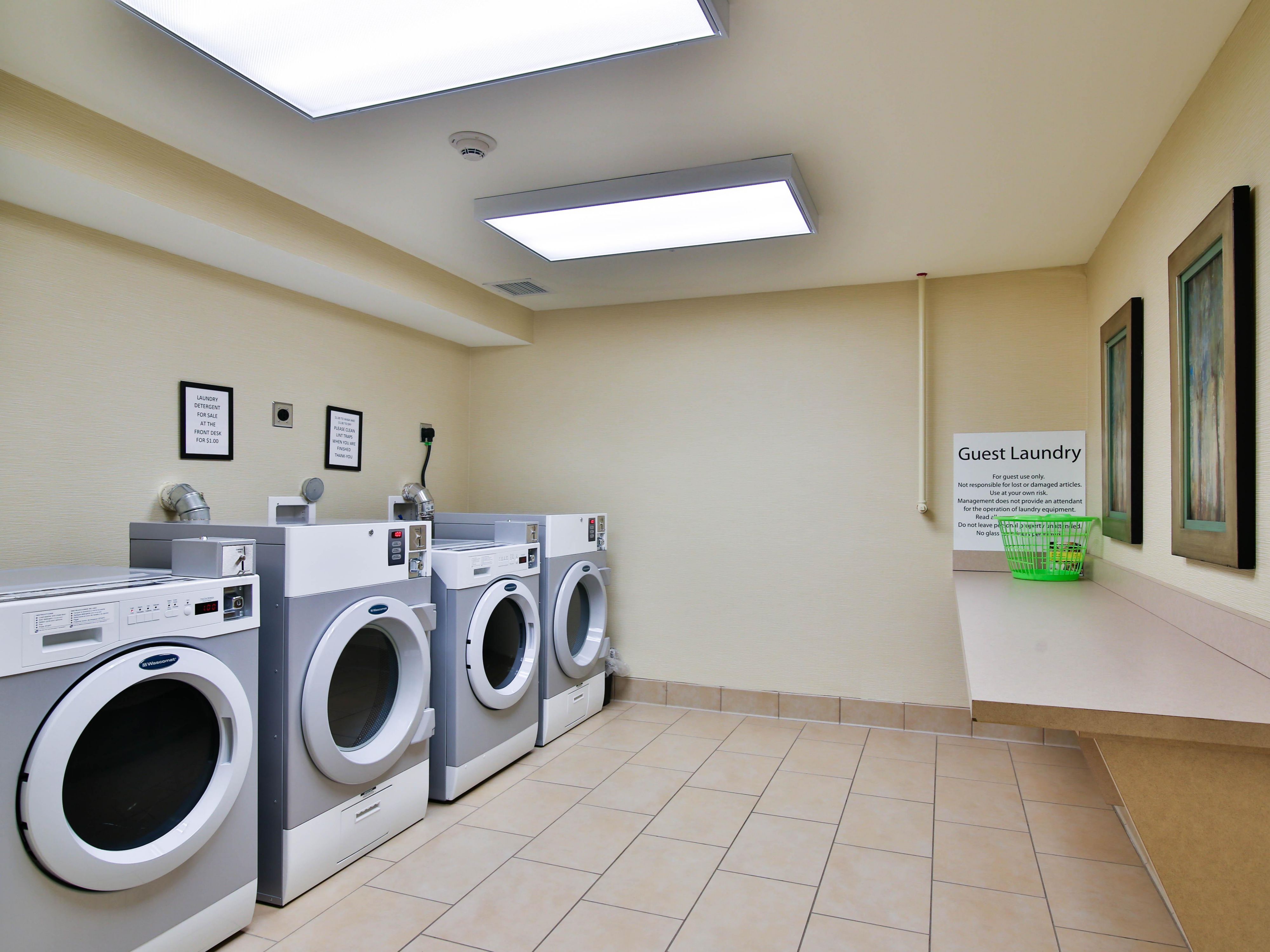 Are you looking to stay for an extended period of time?  Our rooms feature refrigerators and microwaves and we have laundry facilities on site for your convenience! Business and Fitness centers and our indoor pool and whirlpool will also enhance your extended stay. We invite you to  enjoy our outdoor patio area this time of year, just like home!
